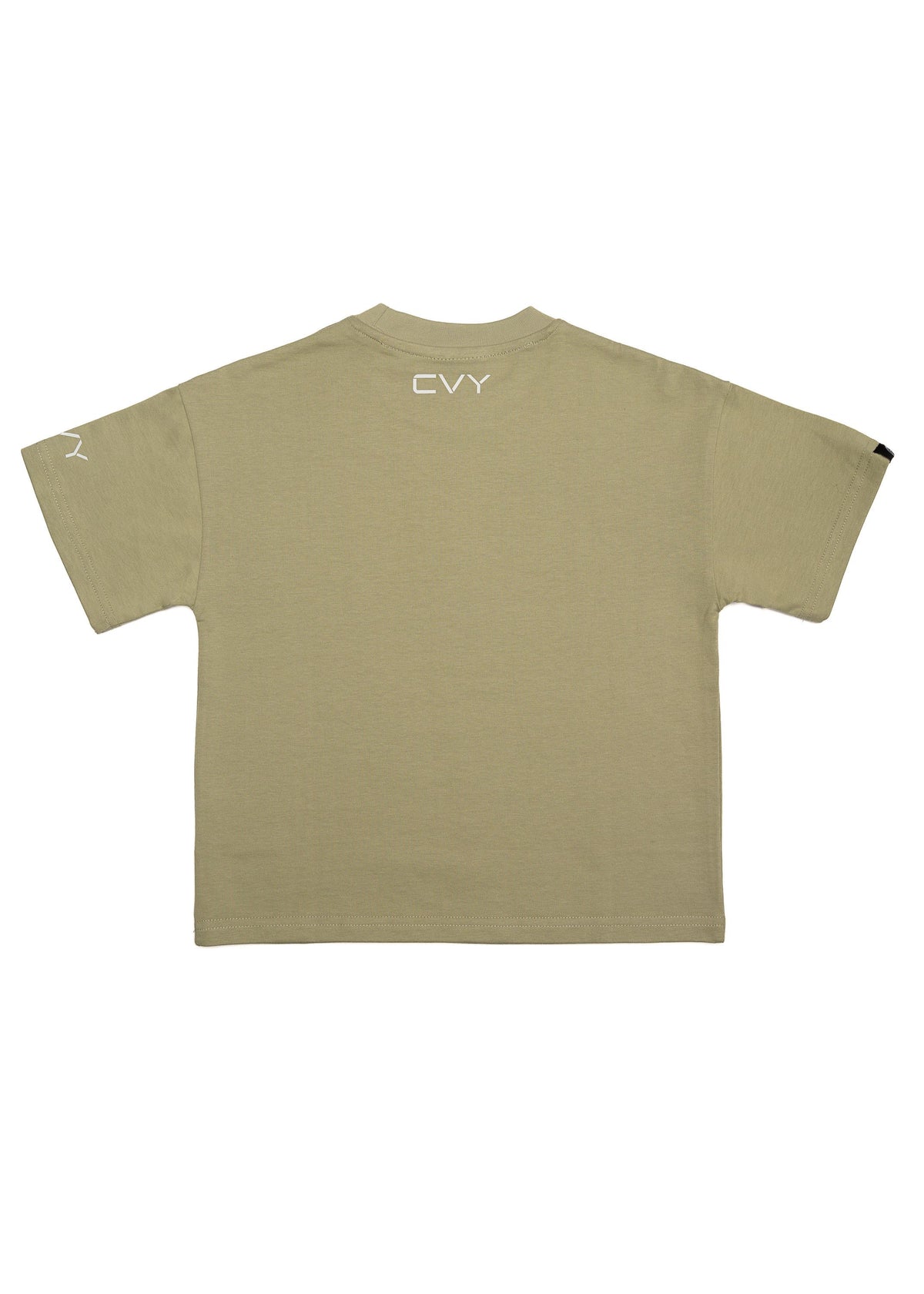 CRKSOLY. Youth Olive Green Streetwear Tee, product photo 8