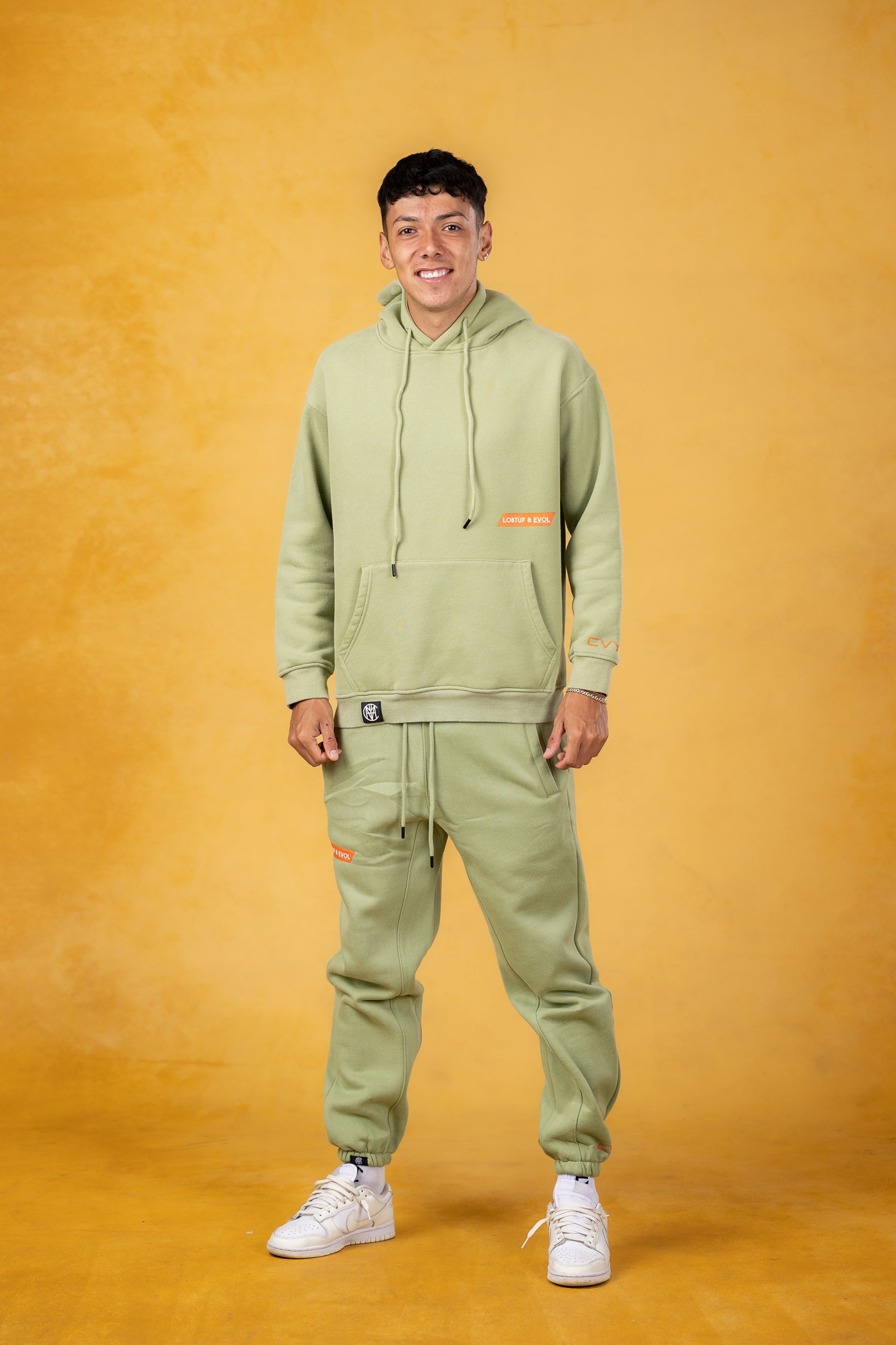 FBL. Men Matcha Sweatsuit Hoodie, product photo 3