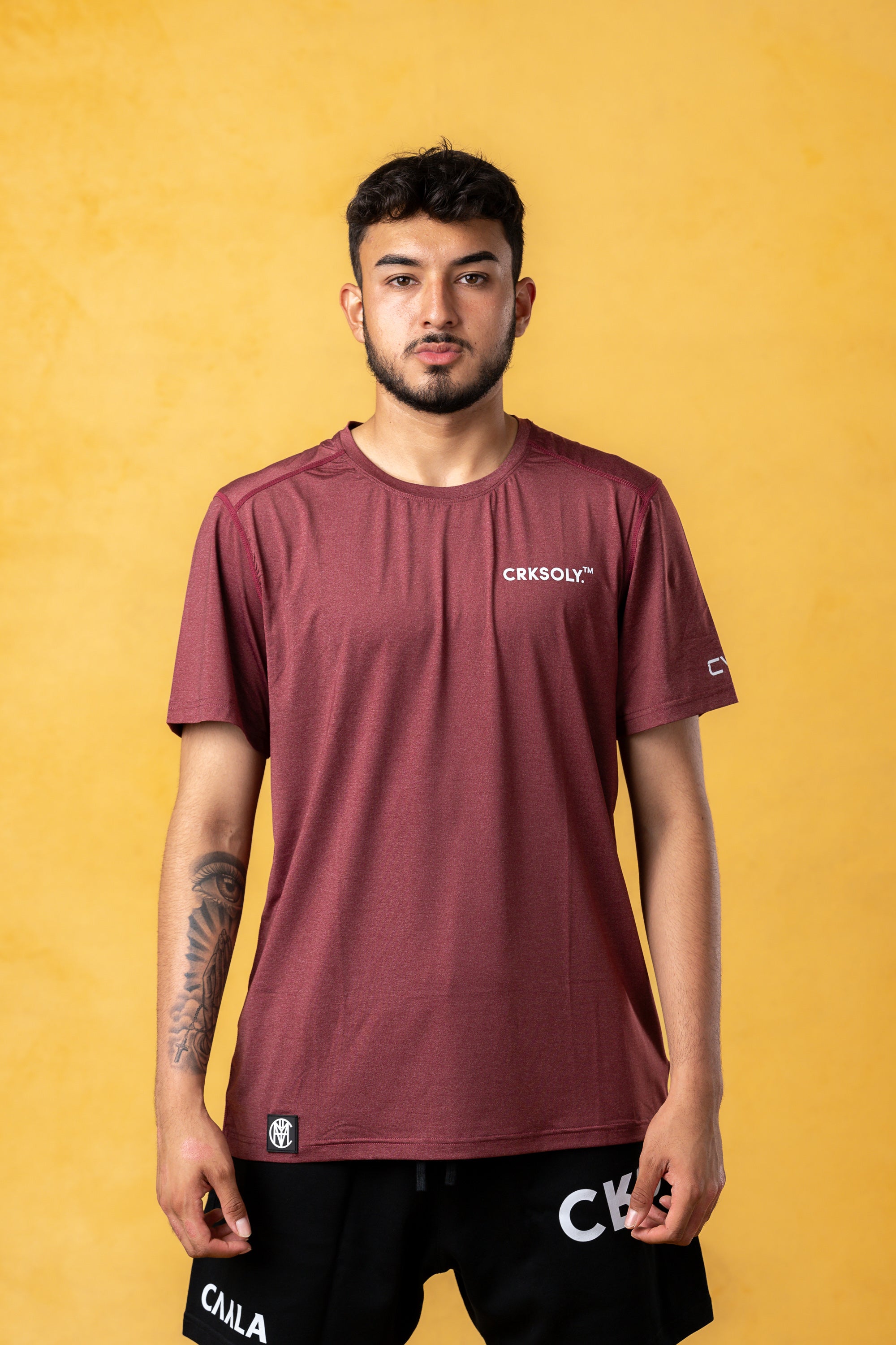 CRKSOLY. Men Blur Training Top, product photo 1