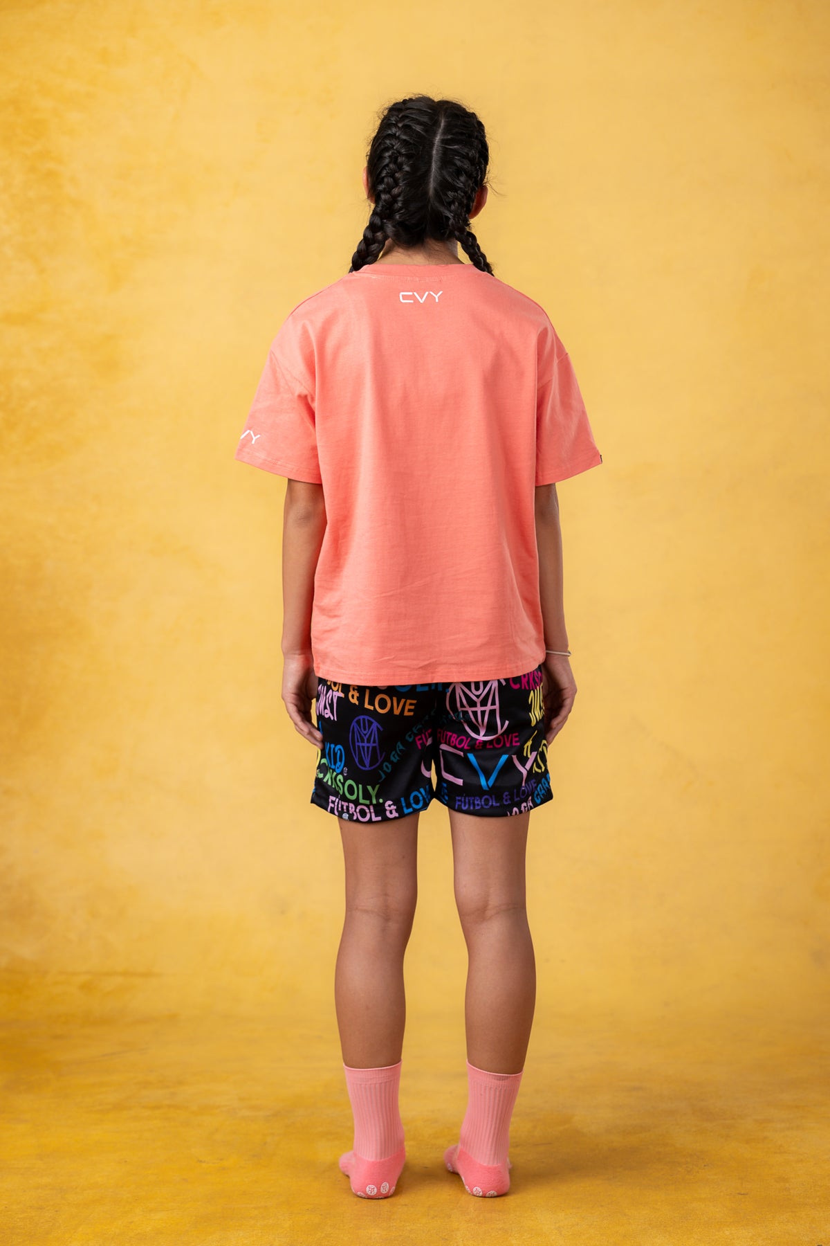 CRKSOLY. Youth Coral Streetwear Tee, product photo 10