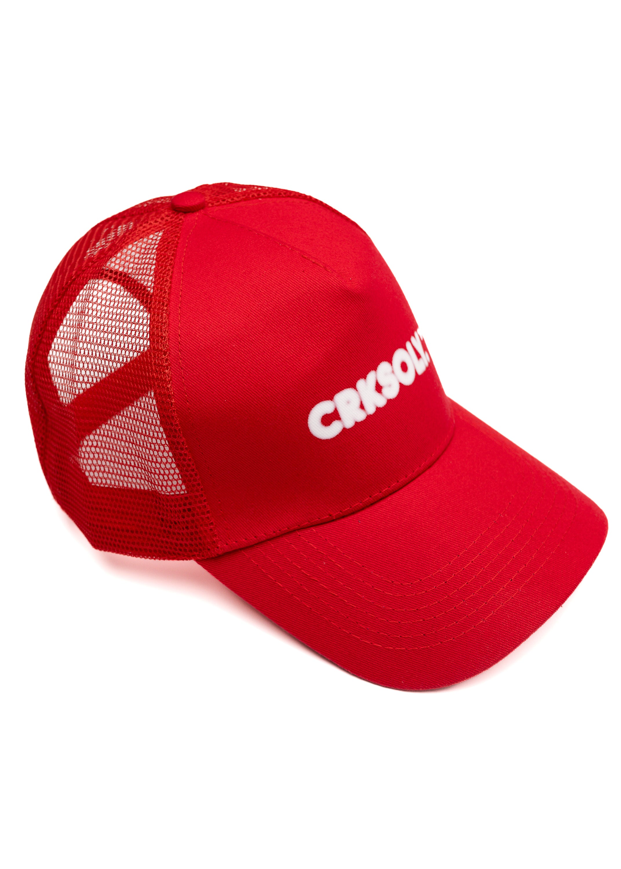 CRKSOLY. Red Blur SnapBack Hat, product photo 3
