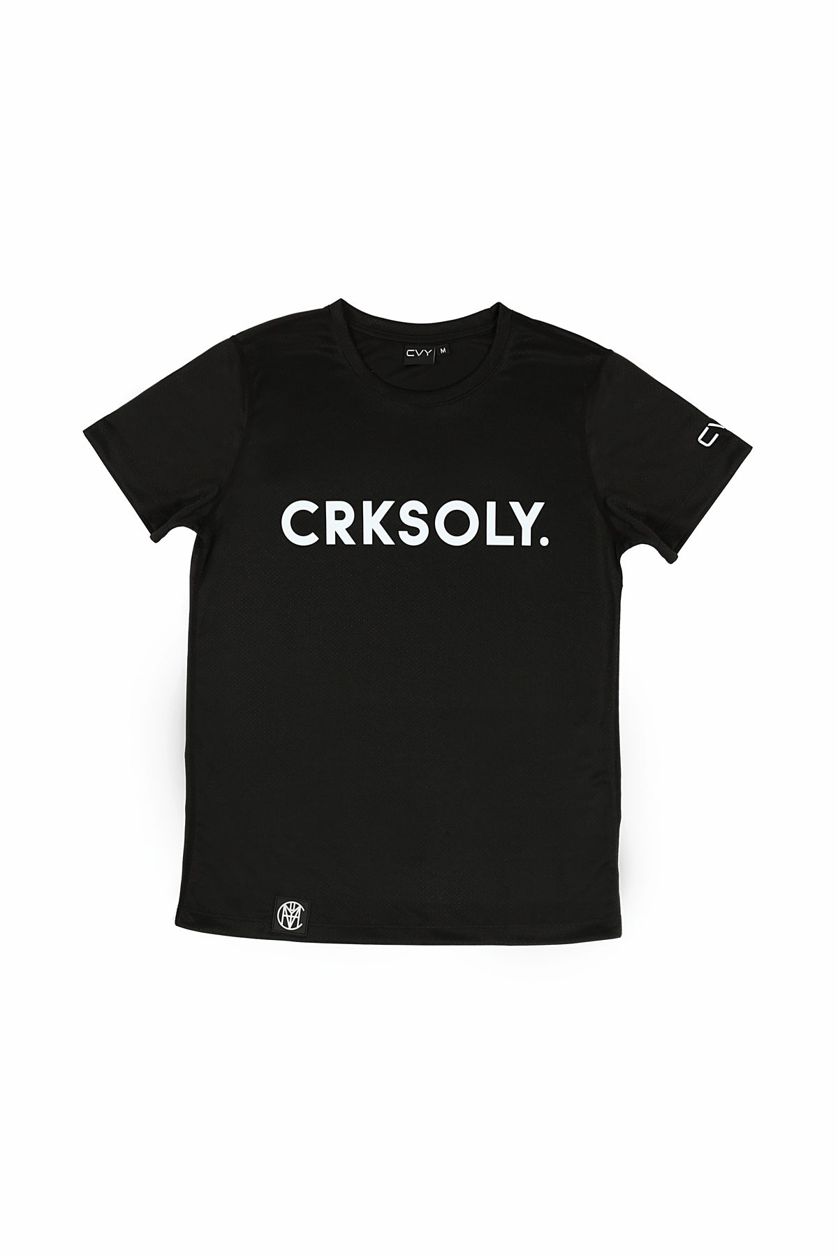 CRKSOLY. Youth Black Training Top, product photo 2