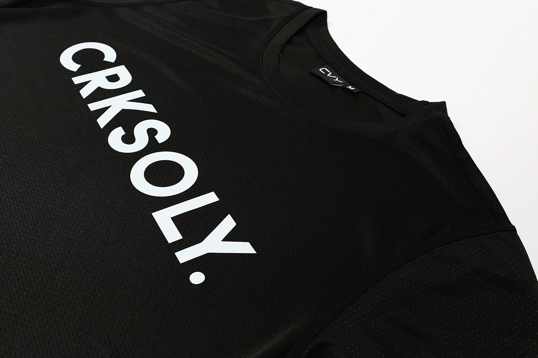 CRKSOLY. Youth Black Training Top, product photo 6