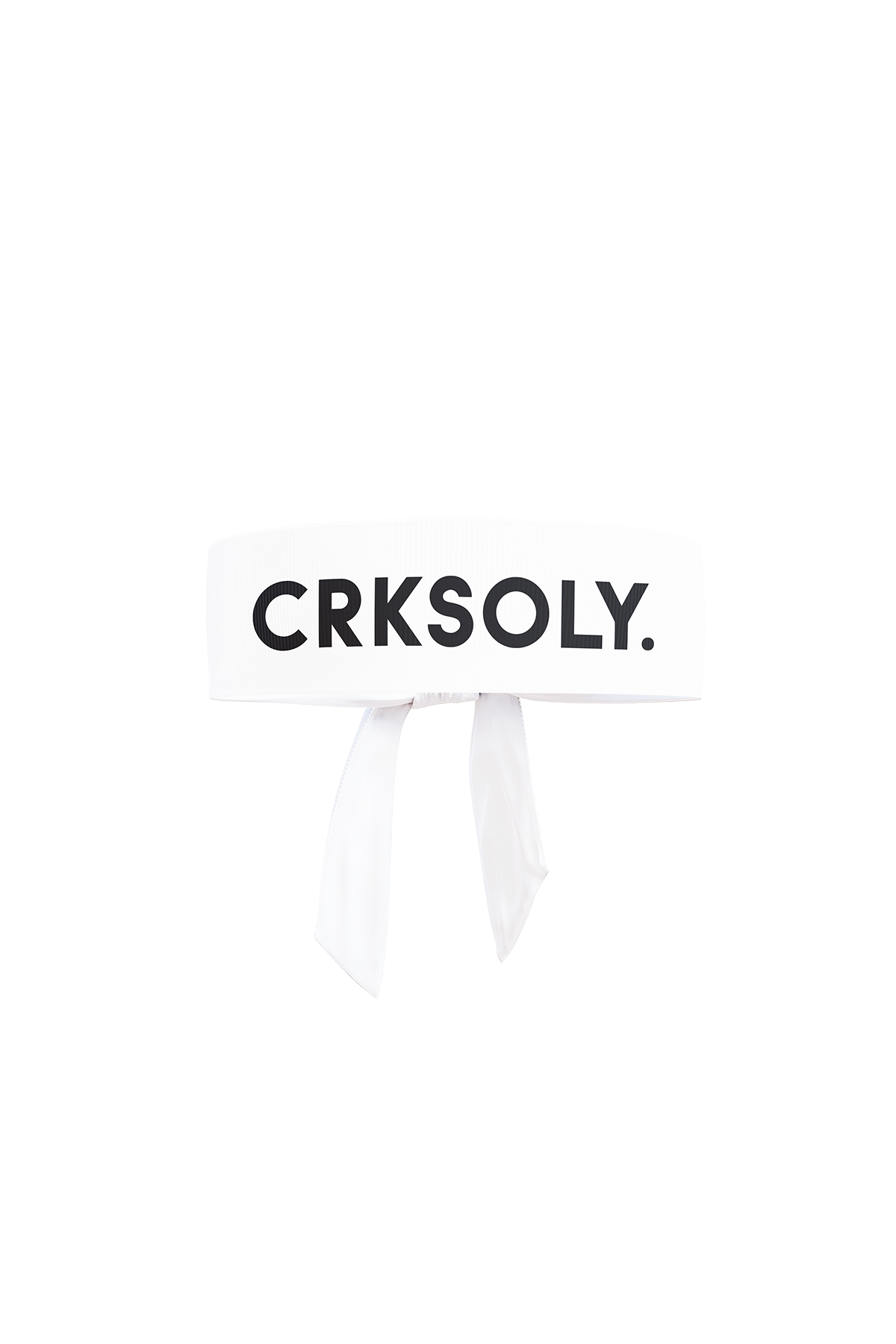 CRKSOLY. White Headband, product photo 1