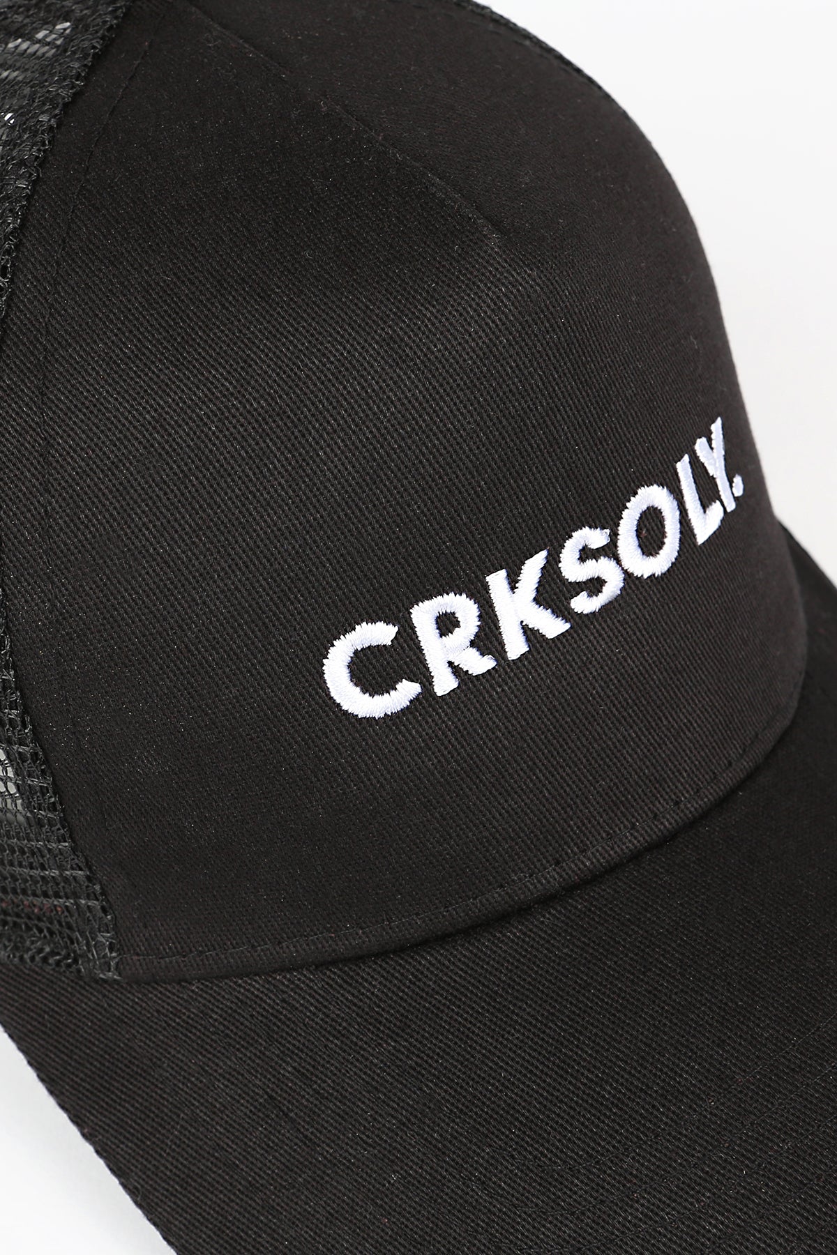 CRKSOLY. Black SnapBack Hat, product photo 3