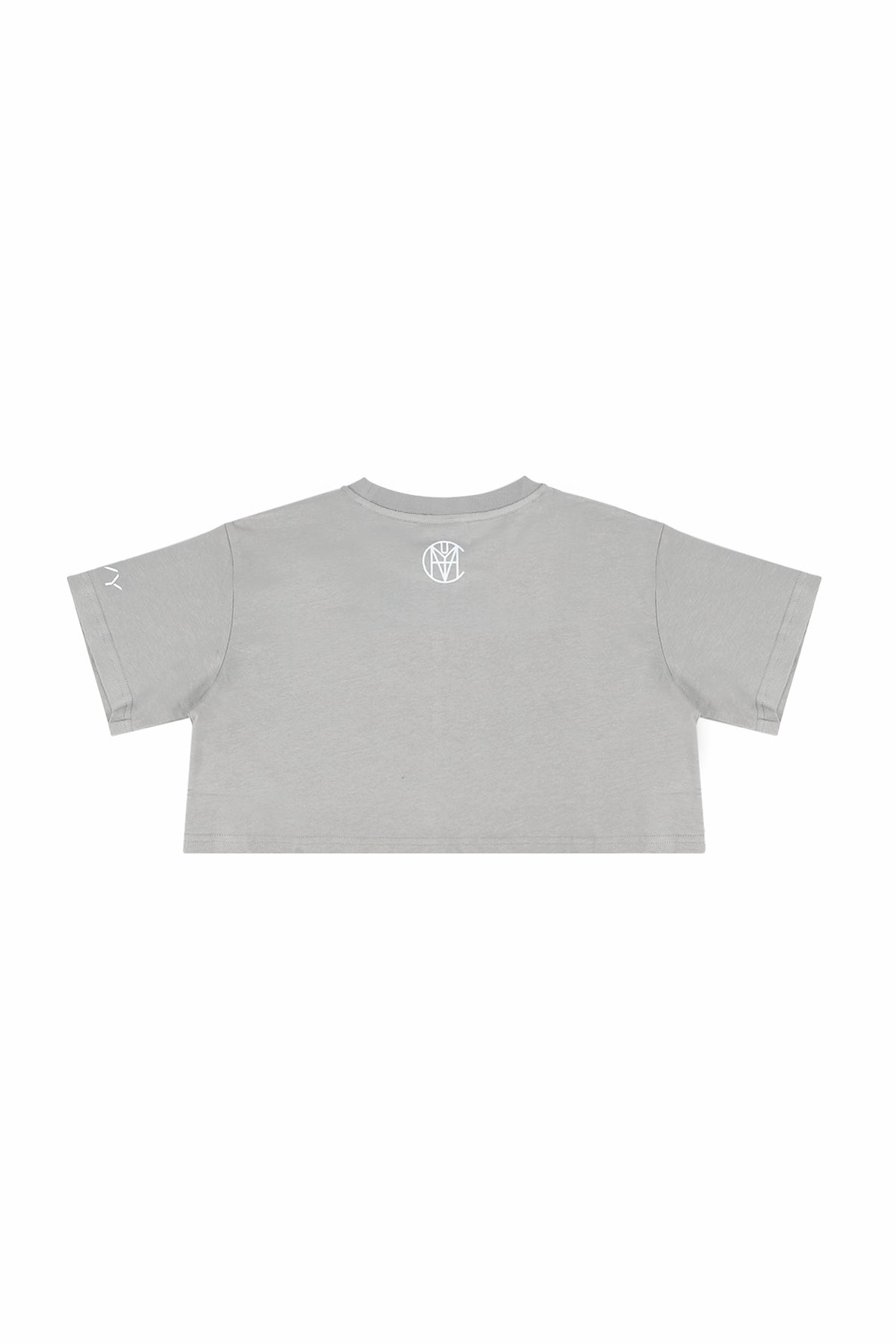 CRKSOLY. Women Gray Crop Top, product photo 6