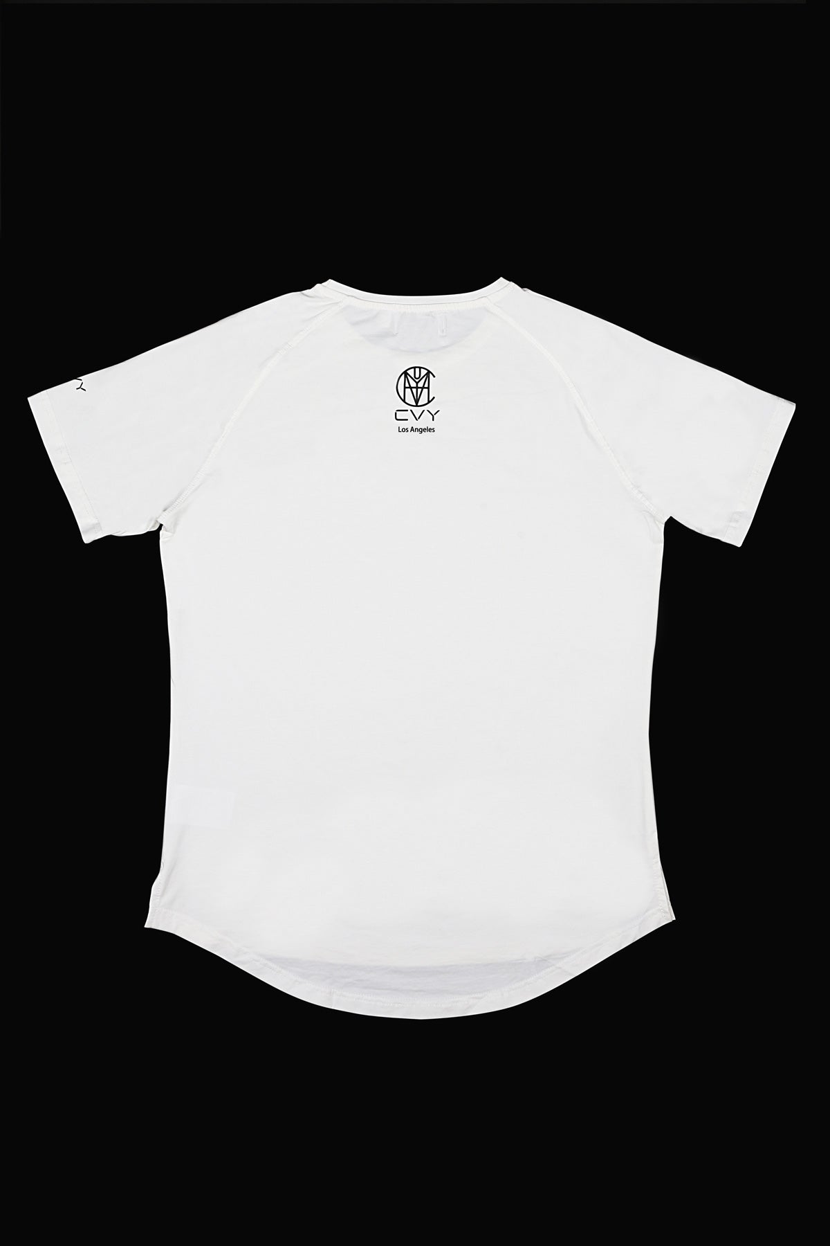 CRKSOLY White Tee Black Logo - CVY