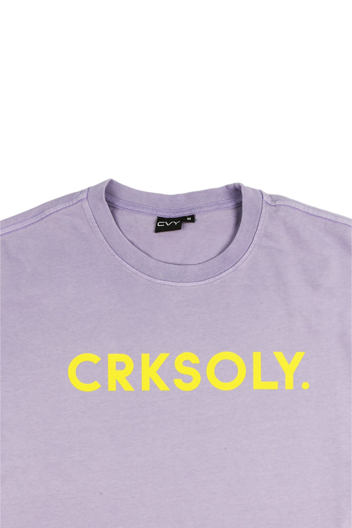 CRKSOLY. Men Light Purple Tee, product photo 3