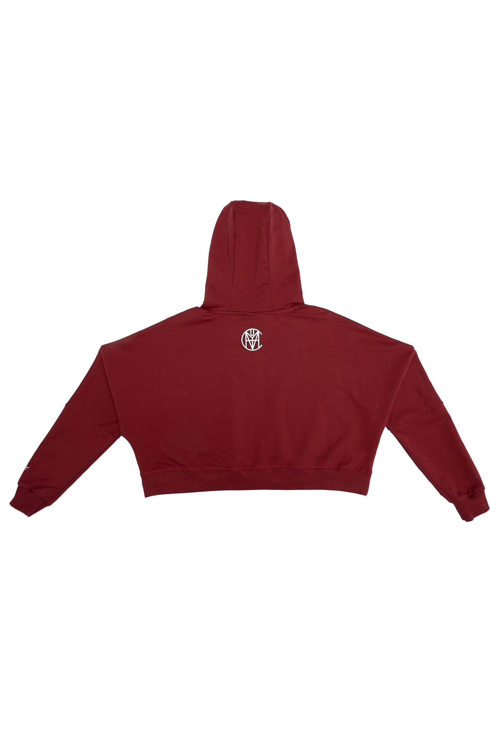 CRKSOLY. Women Maroon Crop-Top Hoodie, product photo 5