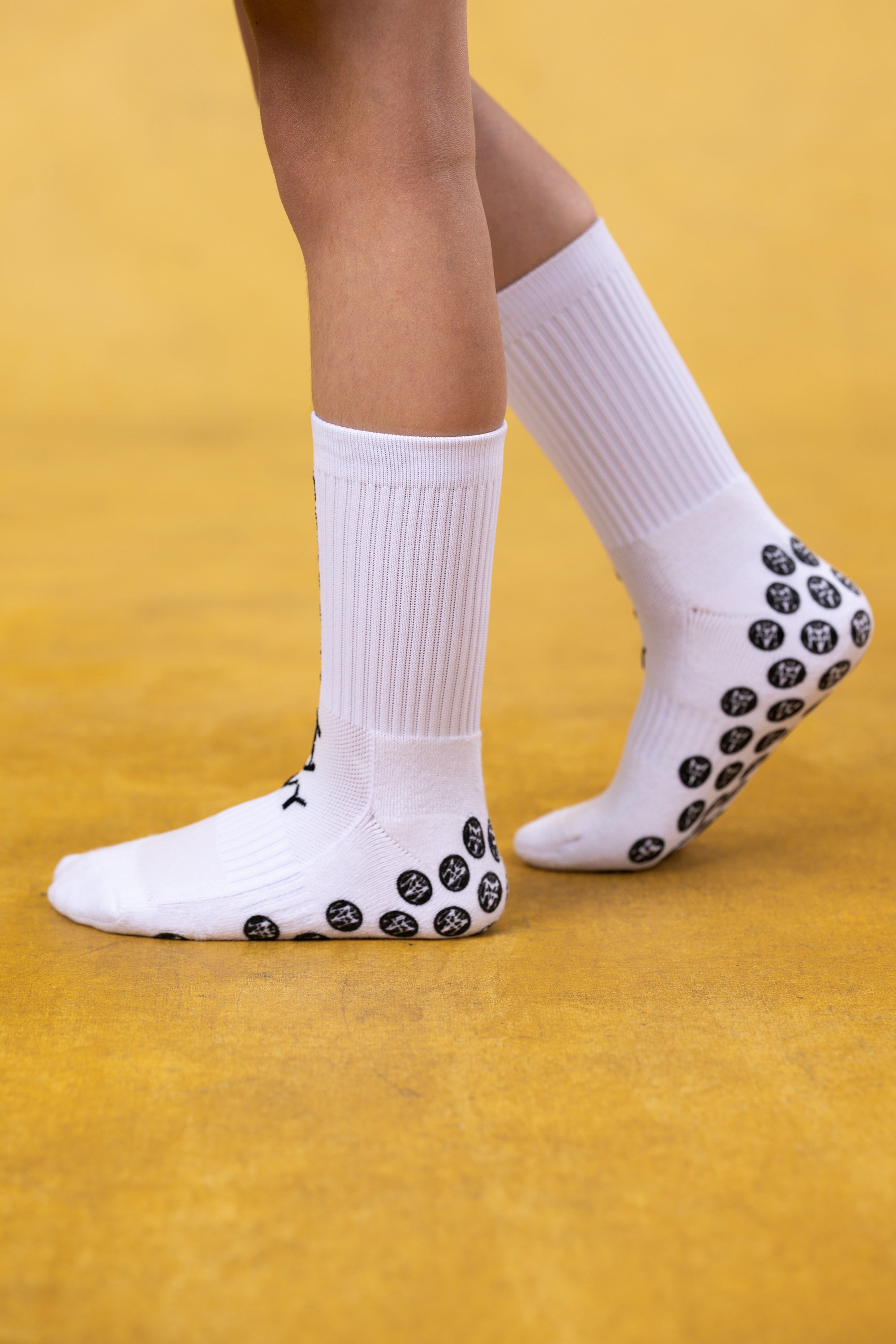 CRKSOLY. White Training Grip Socks, product photo 8