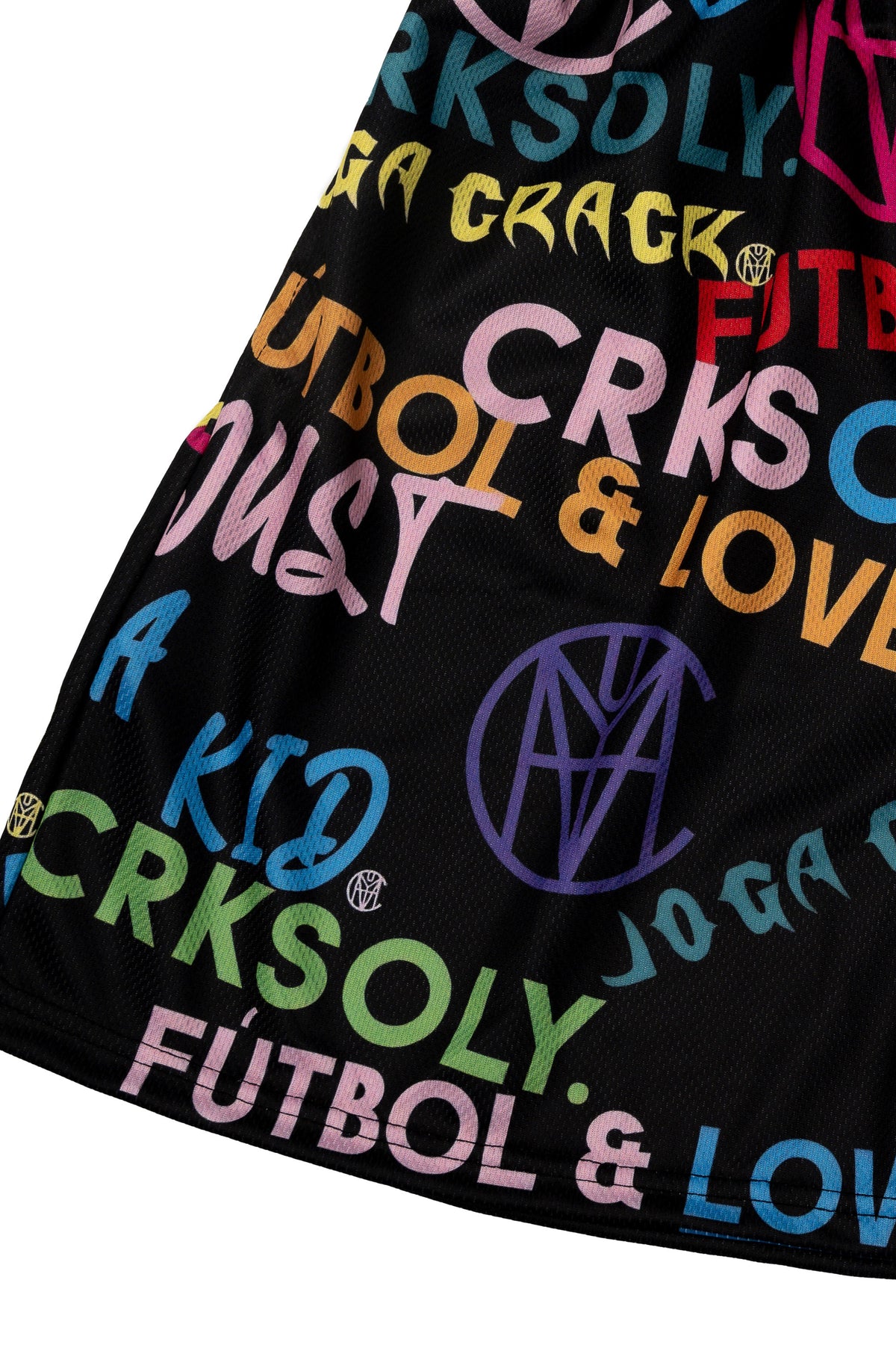 CRKSOLY. Women 5’ Monogram Shorts, product photo 3