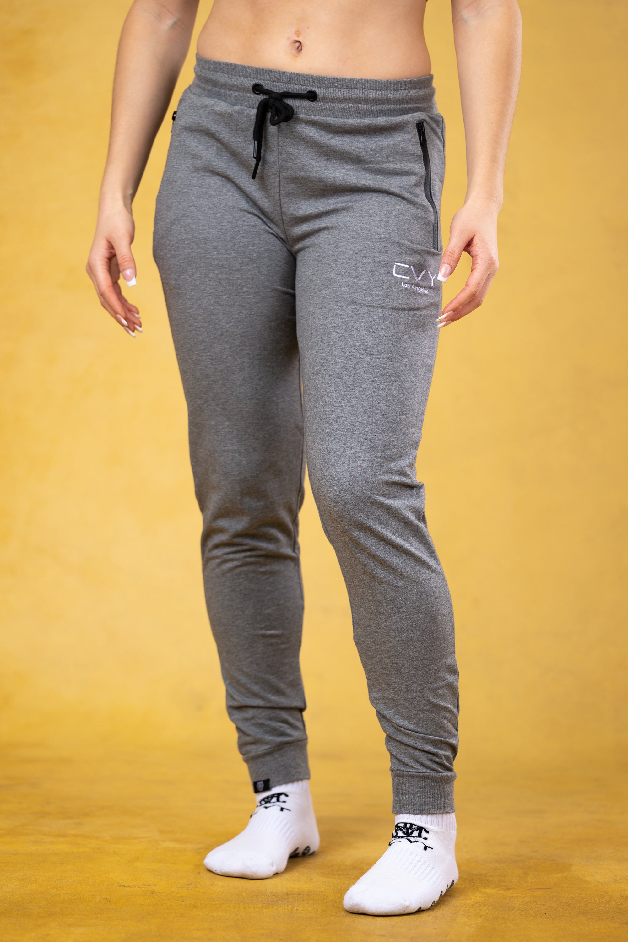CVYLA Heather Grey Women Joggers, product photo 1