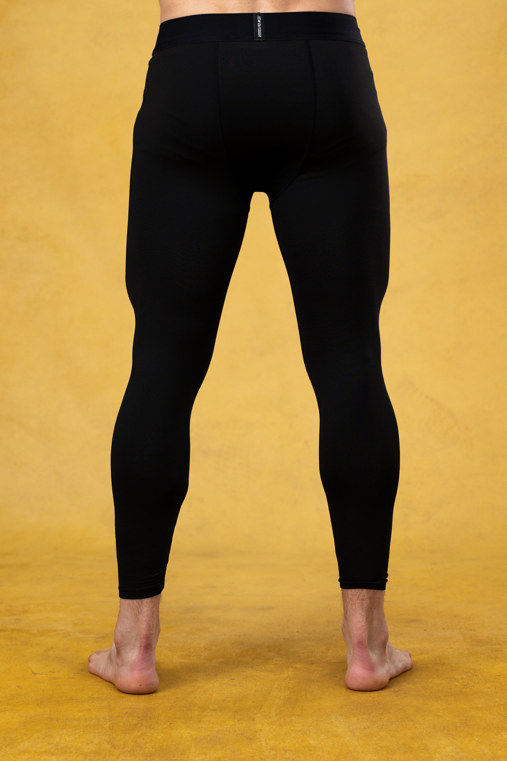 CRKSOLY. Men Black Compression Pants, product photo 8