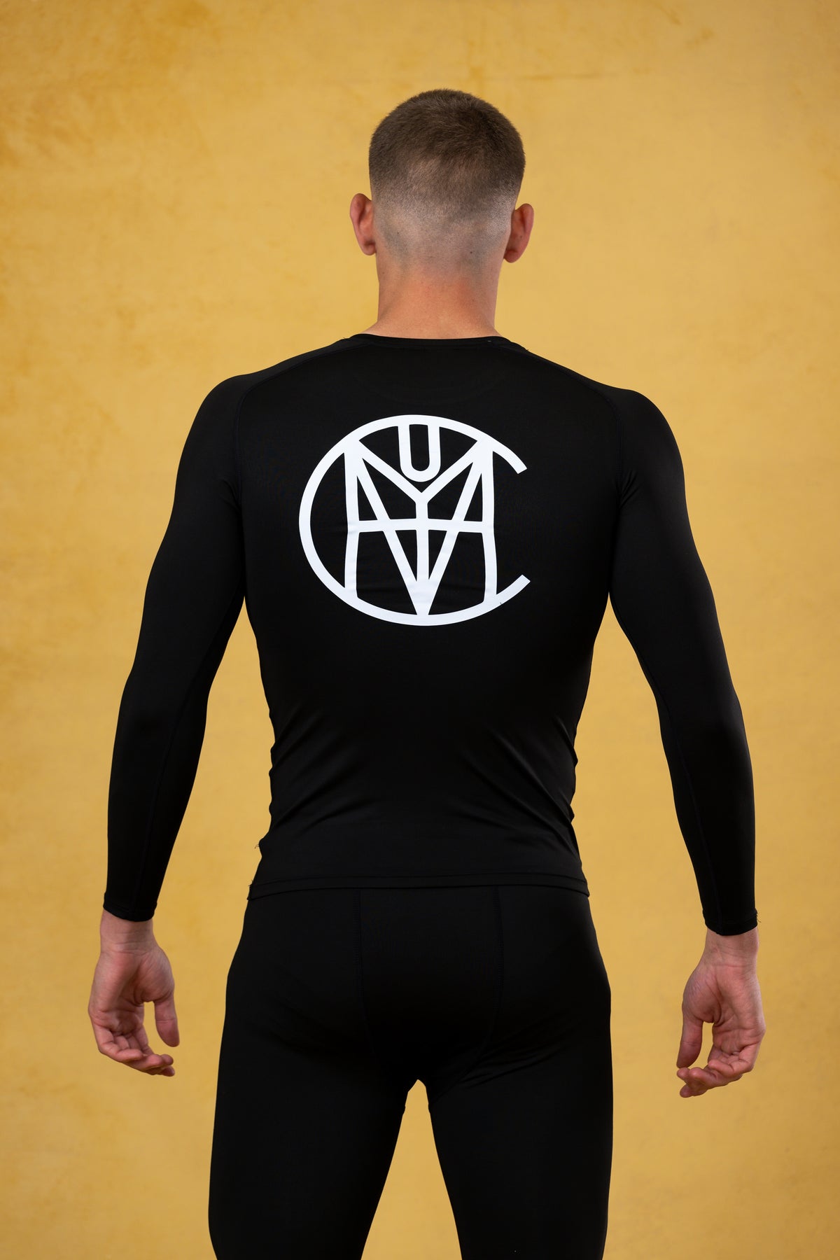 CRKSOLY. Men Black Compression Shirt, product photo 6