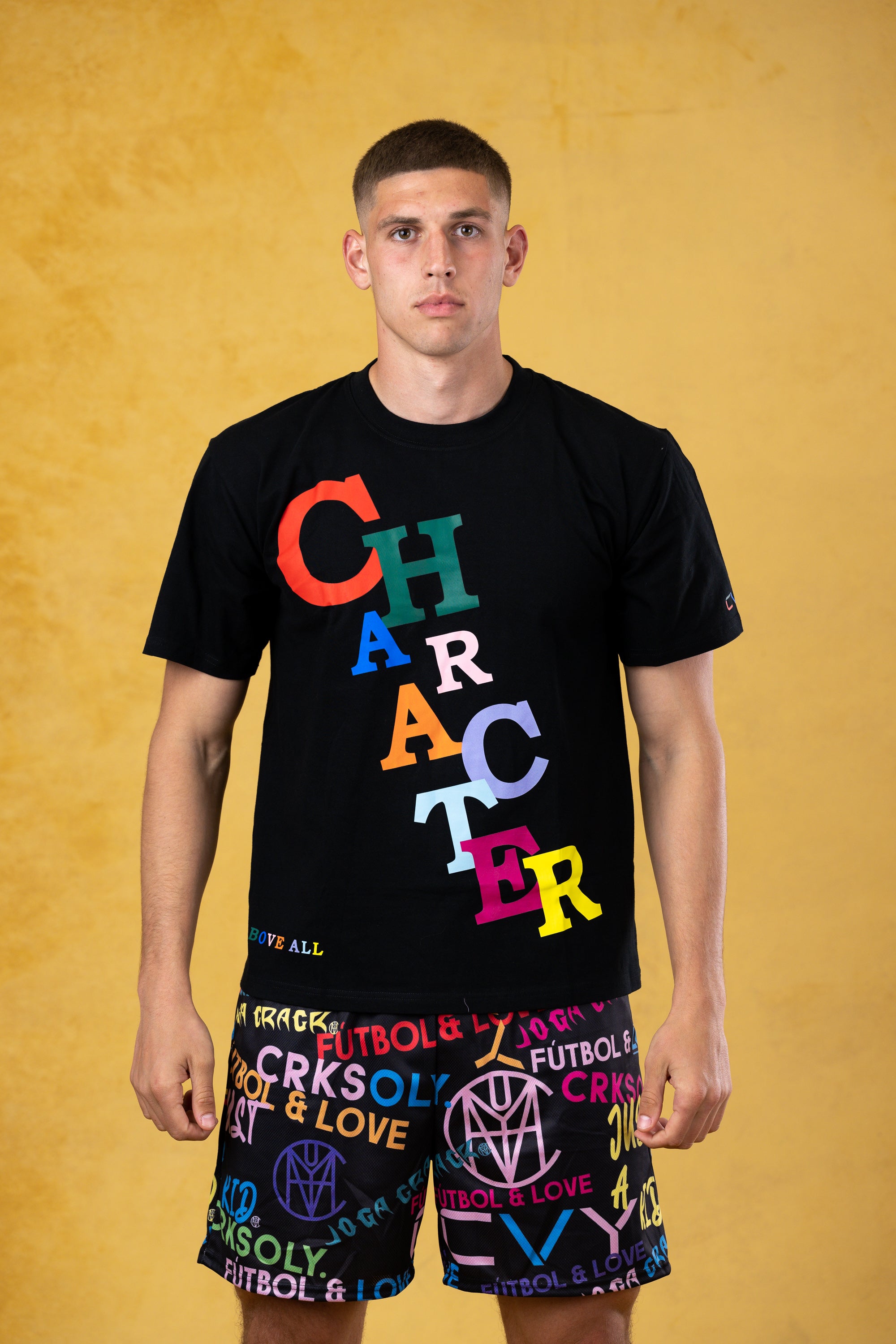 CHARACTER Men Streetwear Style T-Shirt, product photo 1