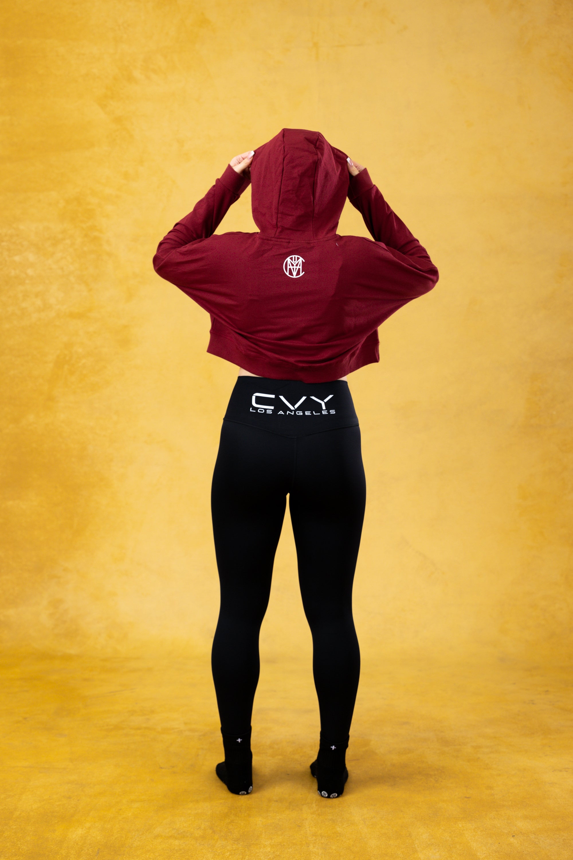 CVYLA Women Black Leggings, product photo 6