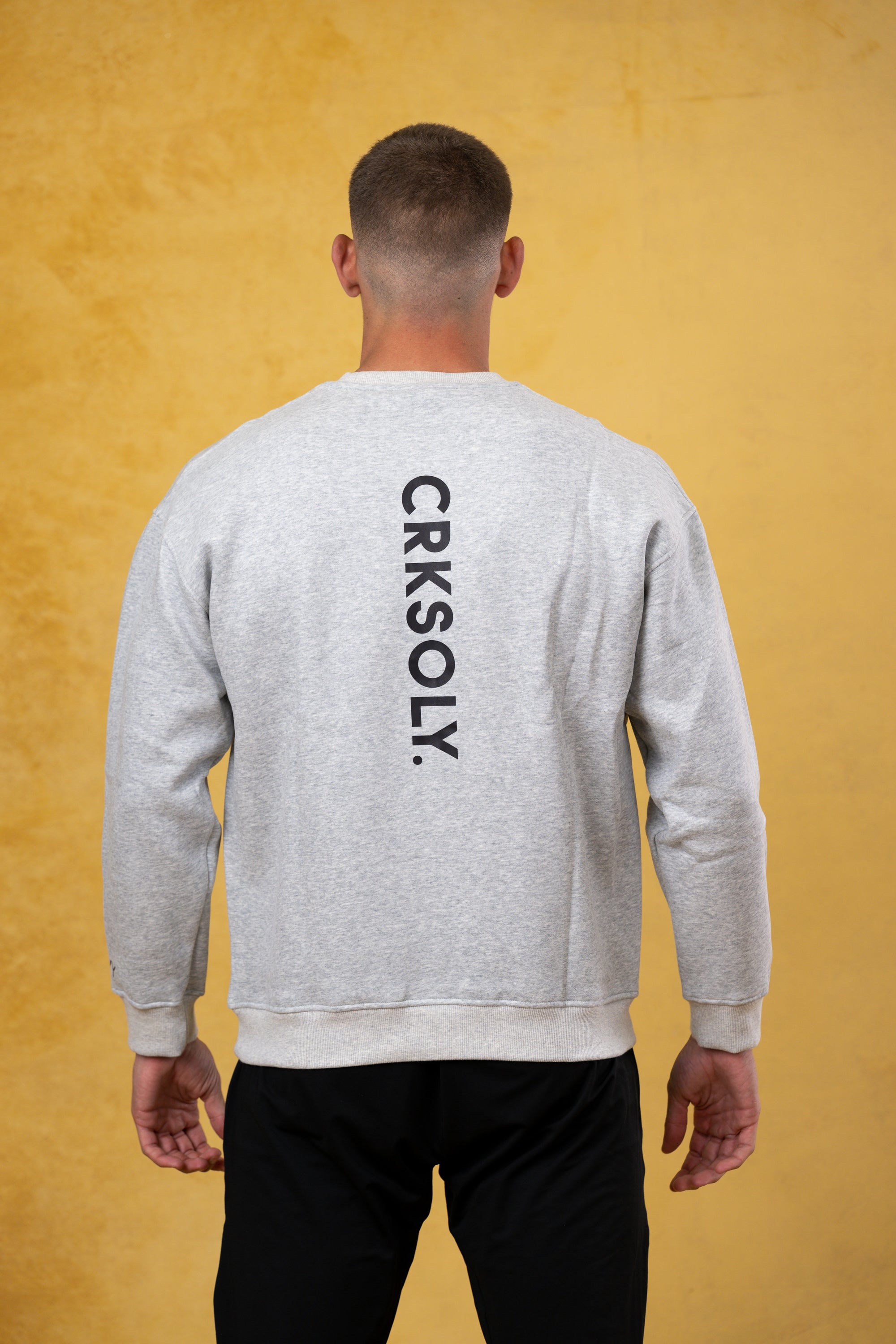 FBL. Men Heather Grey Crewneck, product photo 6