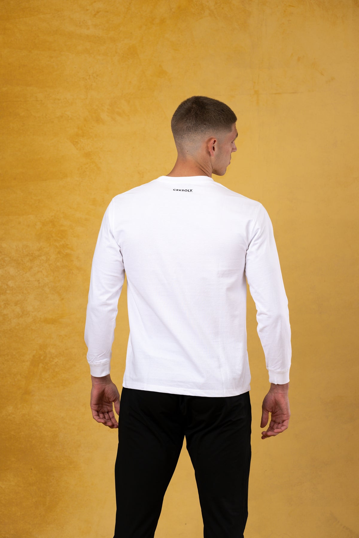 FBL. Men White Long Sleeve Shirt, product photo 9