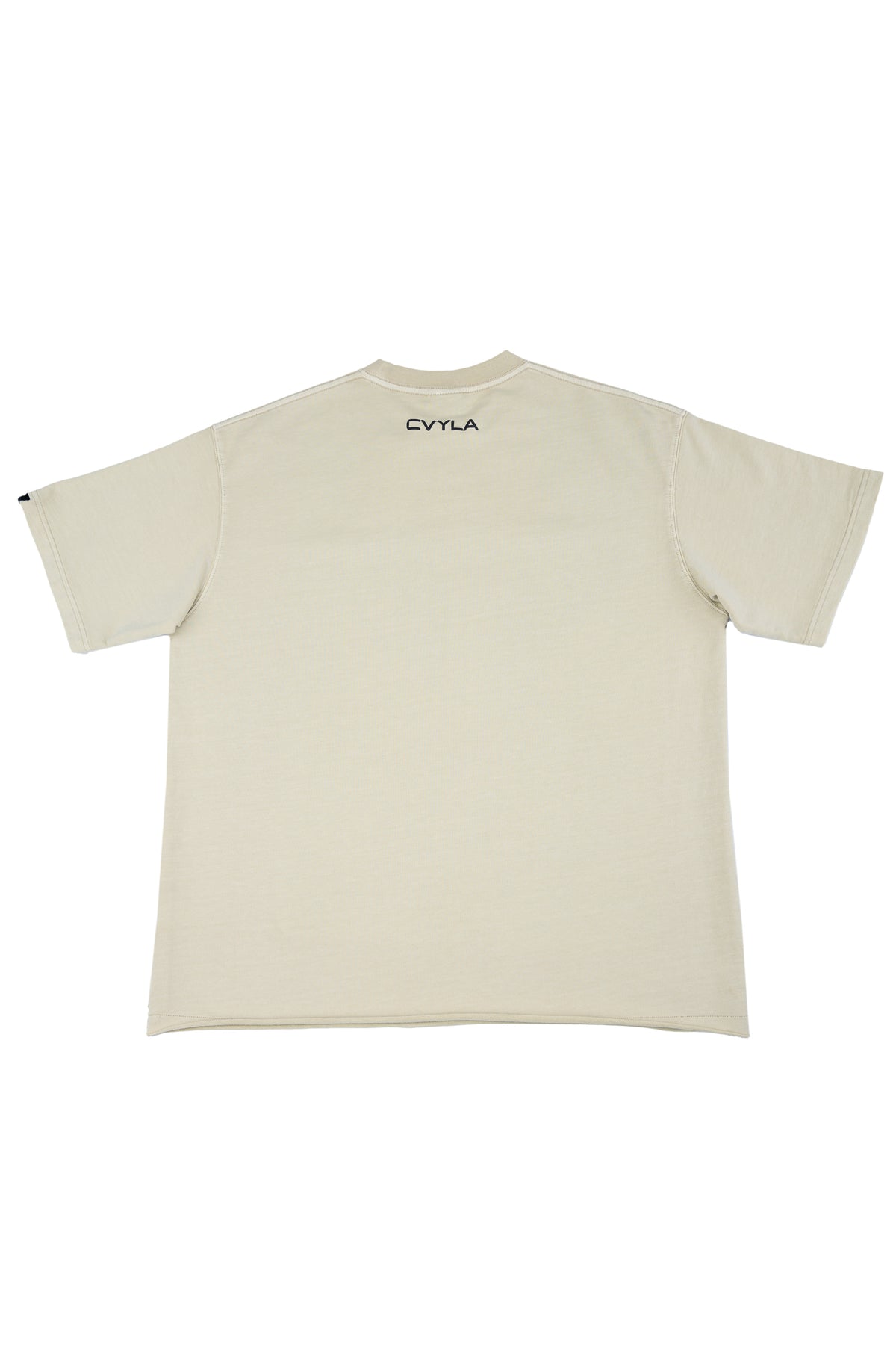 CVYLA Men Gray Apricot Tee, product photo 8