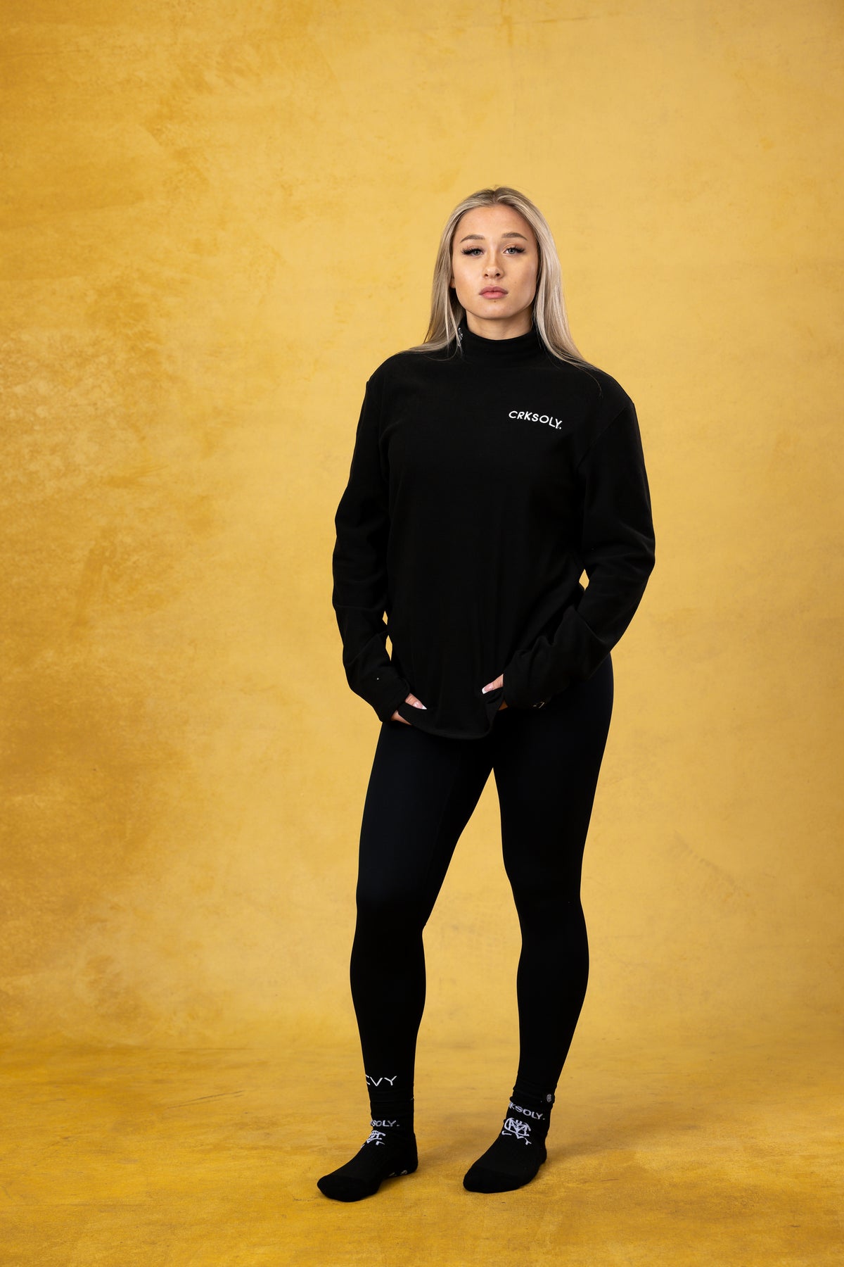 CRKSOLY. Women German Velvet Turtleneck, product photo 3