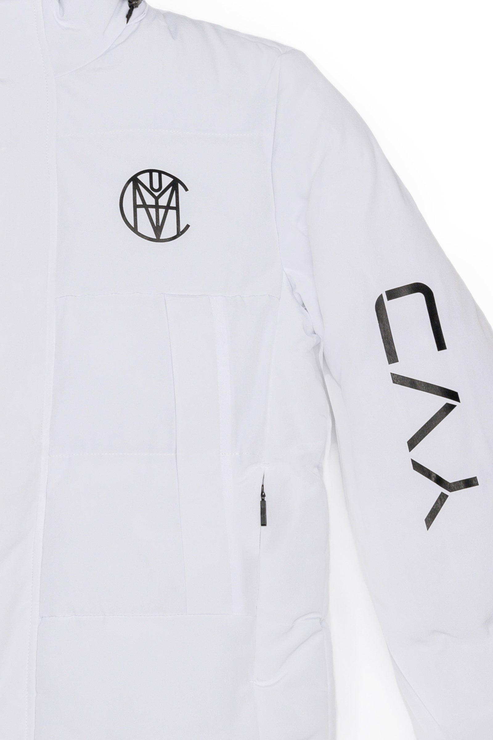 CRKSOLY. Men White Ice Parka, product photo 4