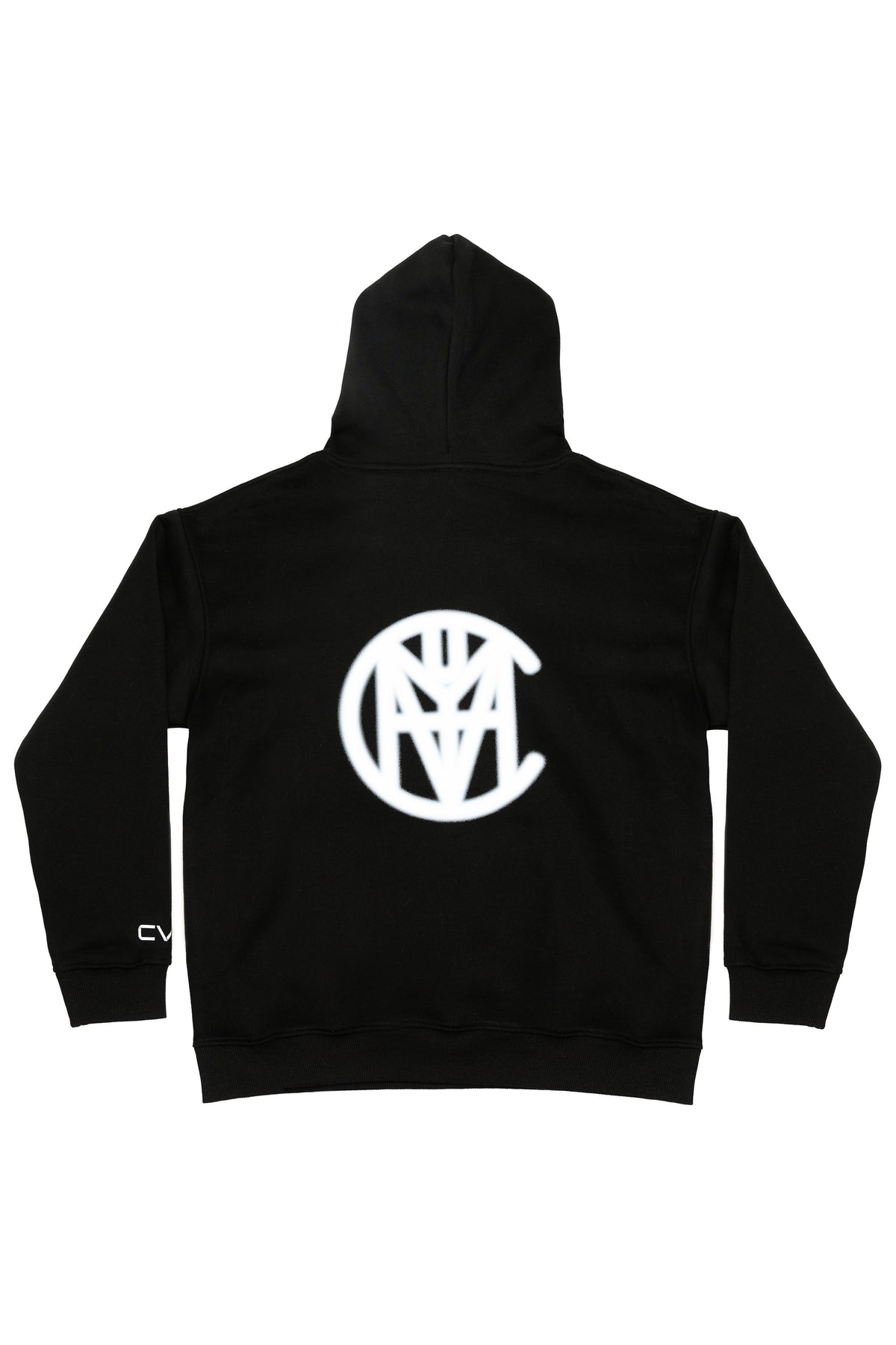 CVYLA Women Blurred Black Hoodie, product photo 5