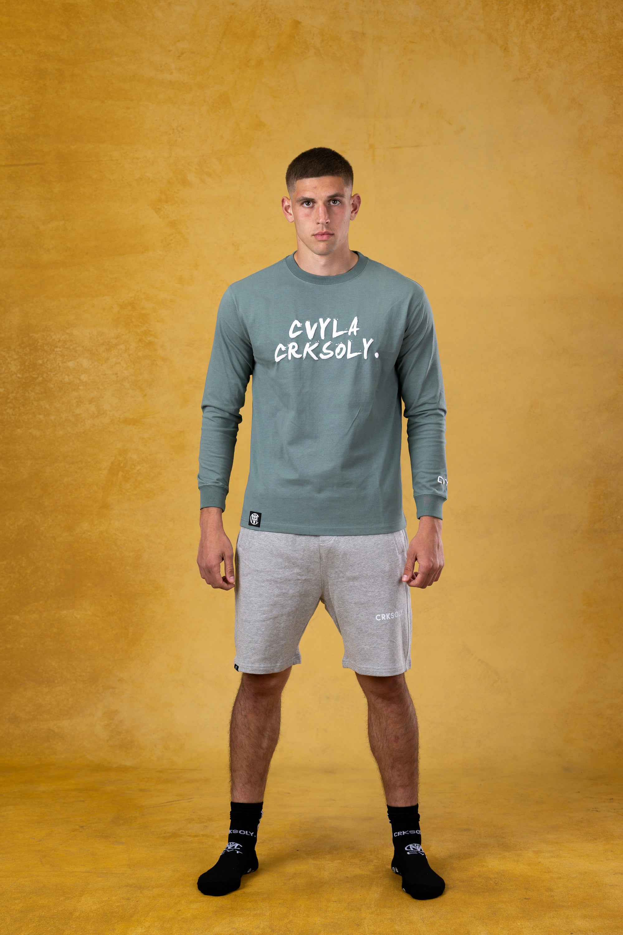 CVYLA Men x CRKSOLY. Matcha Long Sleeve, product photo 5
