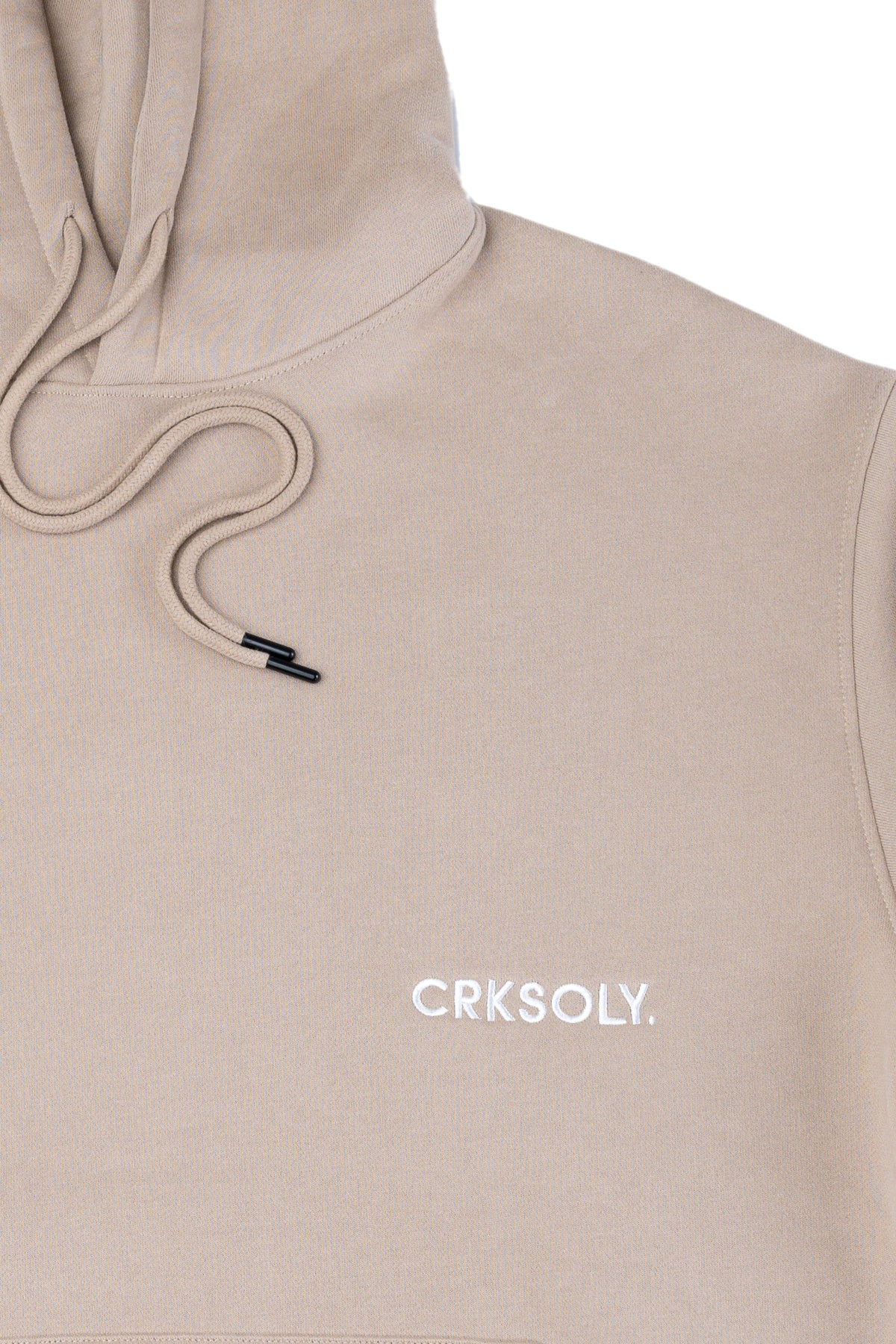 CRKSOLY. Men Tan Hoodie, product photo 4