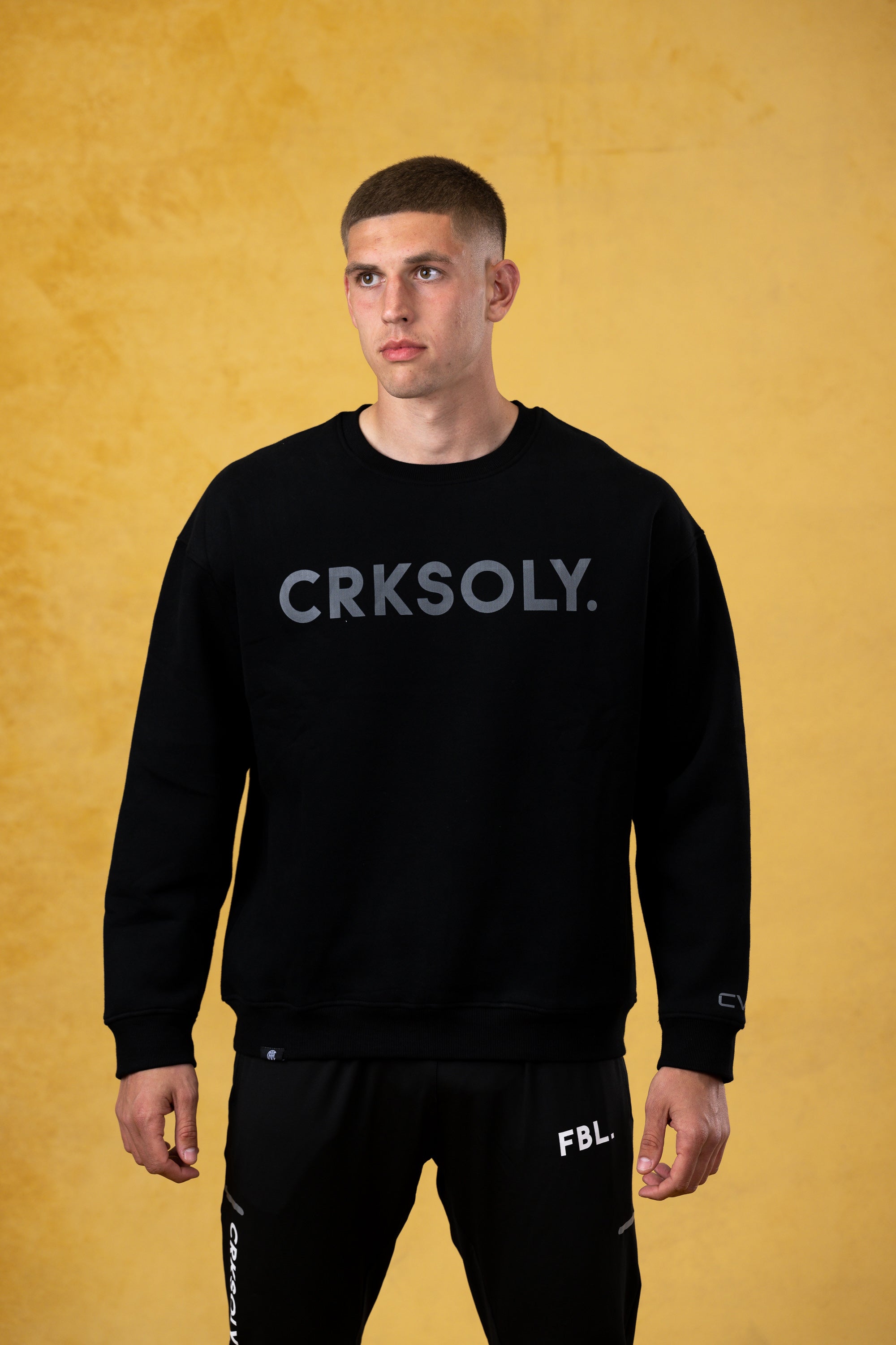 CRKSOLY. Men Knight Crewneck, product photo 4
