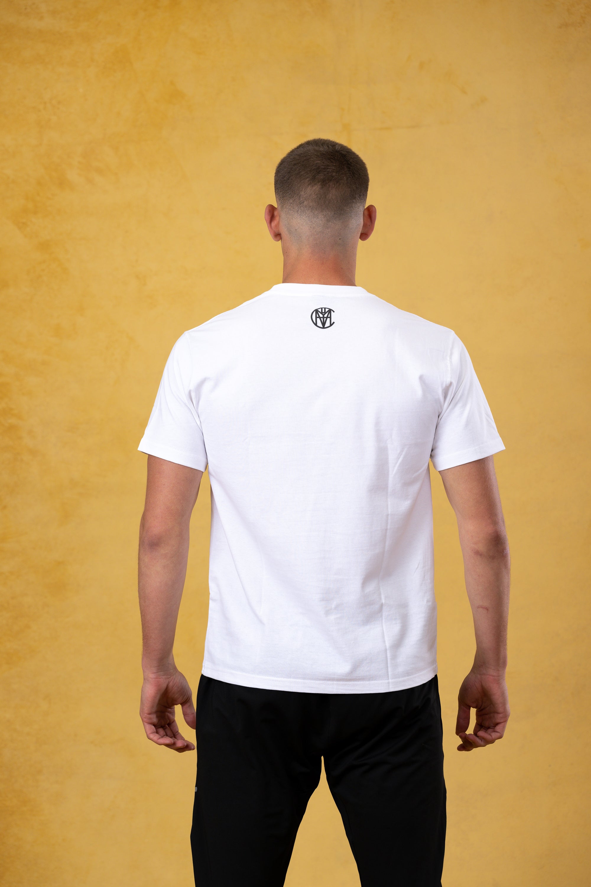CVYLA Men White T Shirt, product photo 5