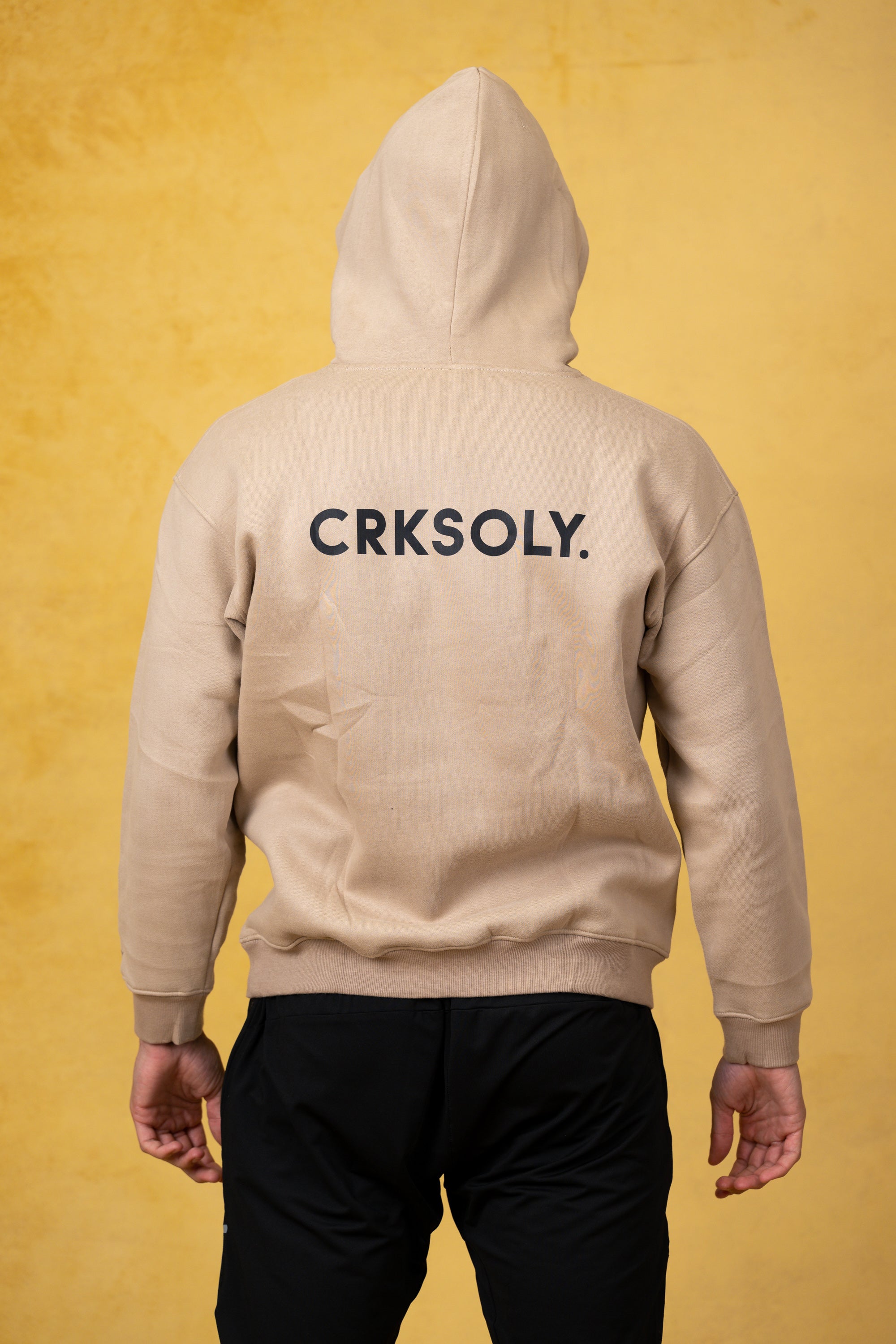 CRKSOLY. JUST A KID. Sand Hoodie, product photo 7