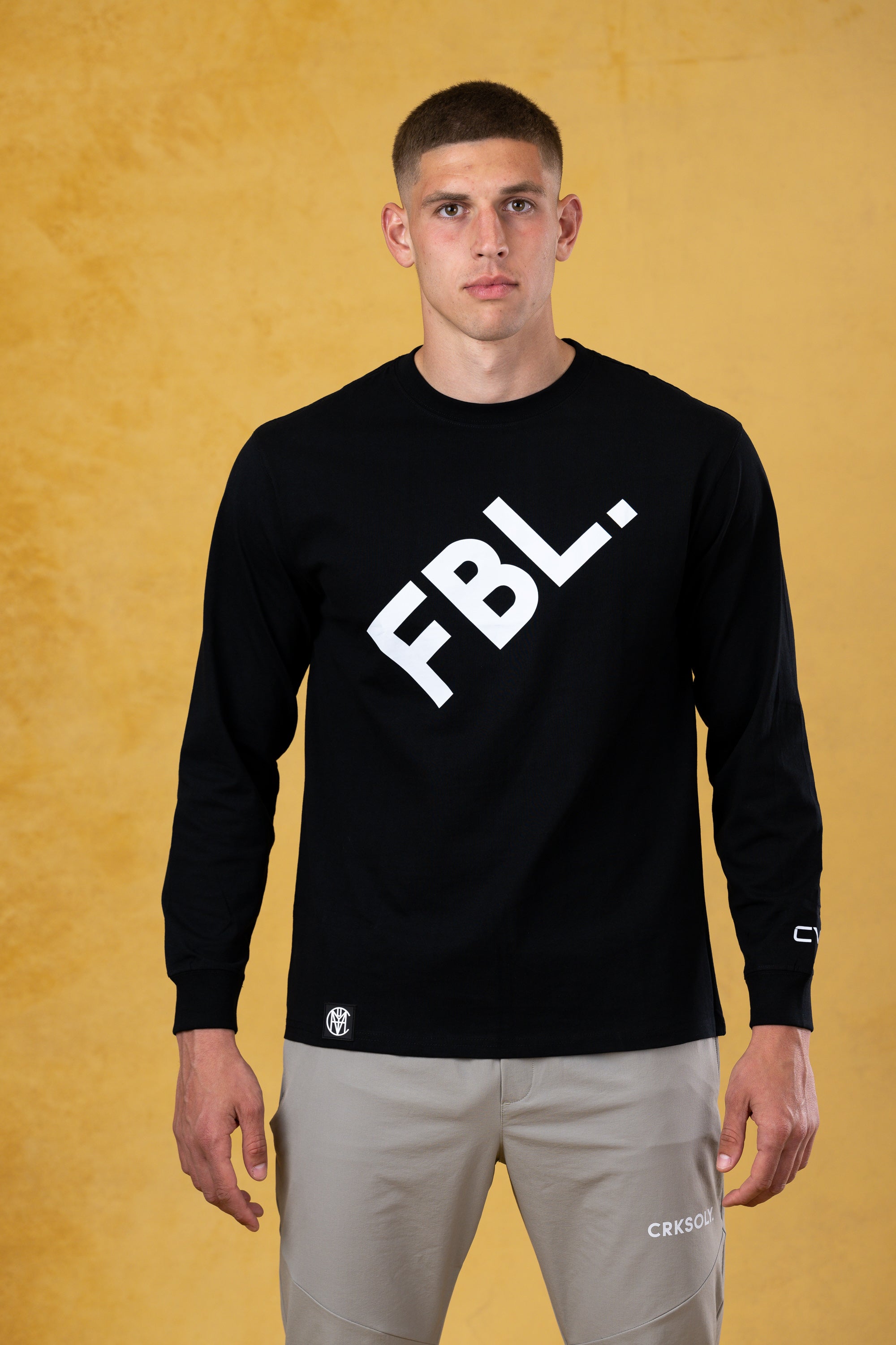 FBL. Men Black Long Sleeve Shirt, product photo 1