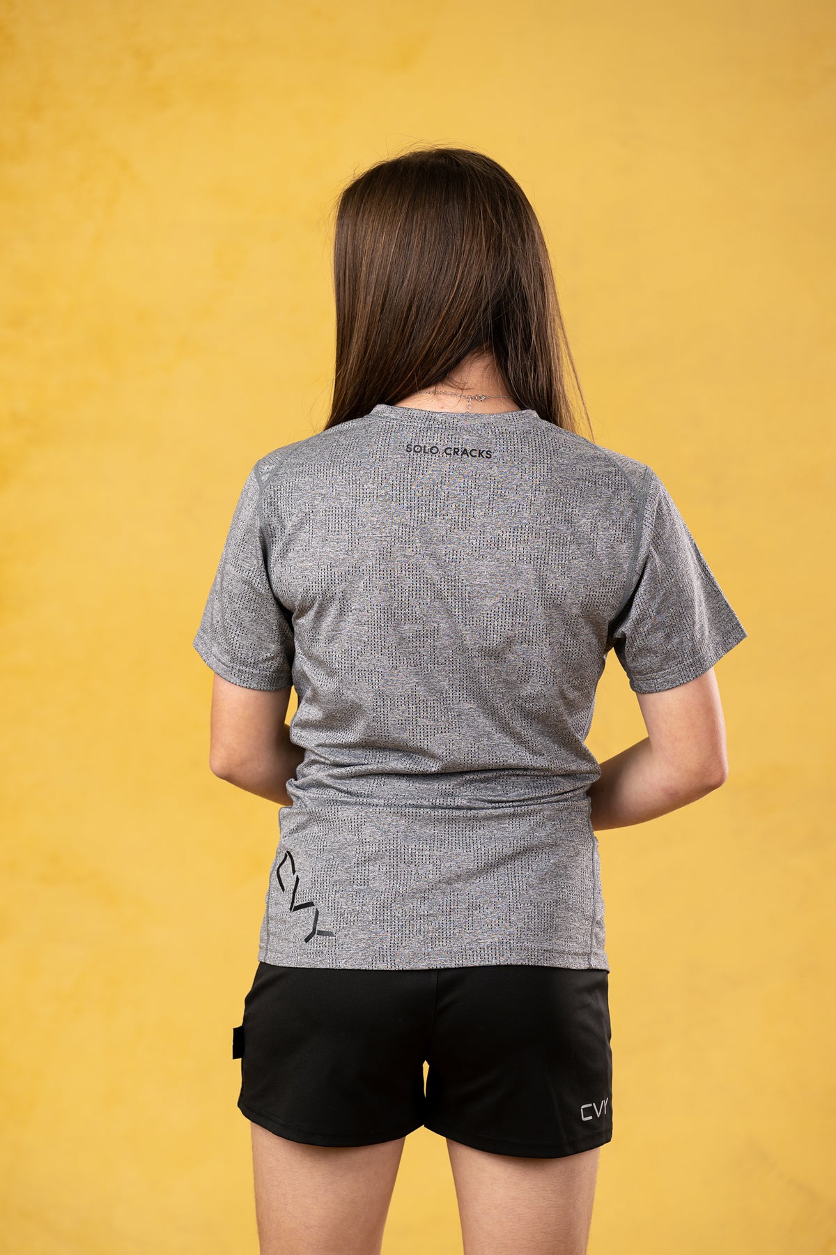 CRKSOLY. Youth Solo Cracks Camo Pattern Tee, product photo 8