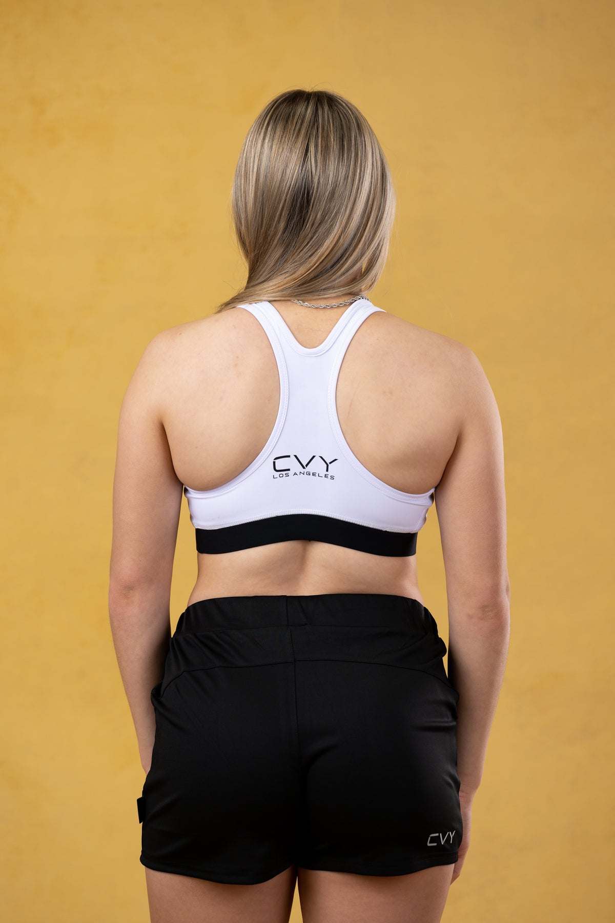 CRKSOLY. Women White Sport Bra, product photo 6
