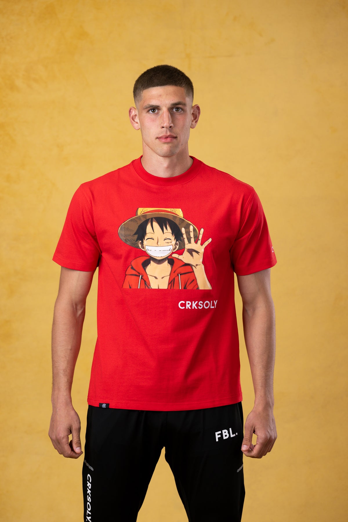 CRKSOLY. Men MD Luffy Tee, product photo 1