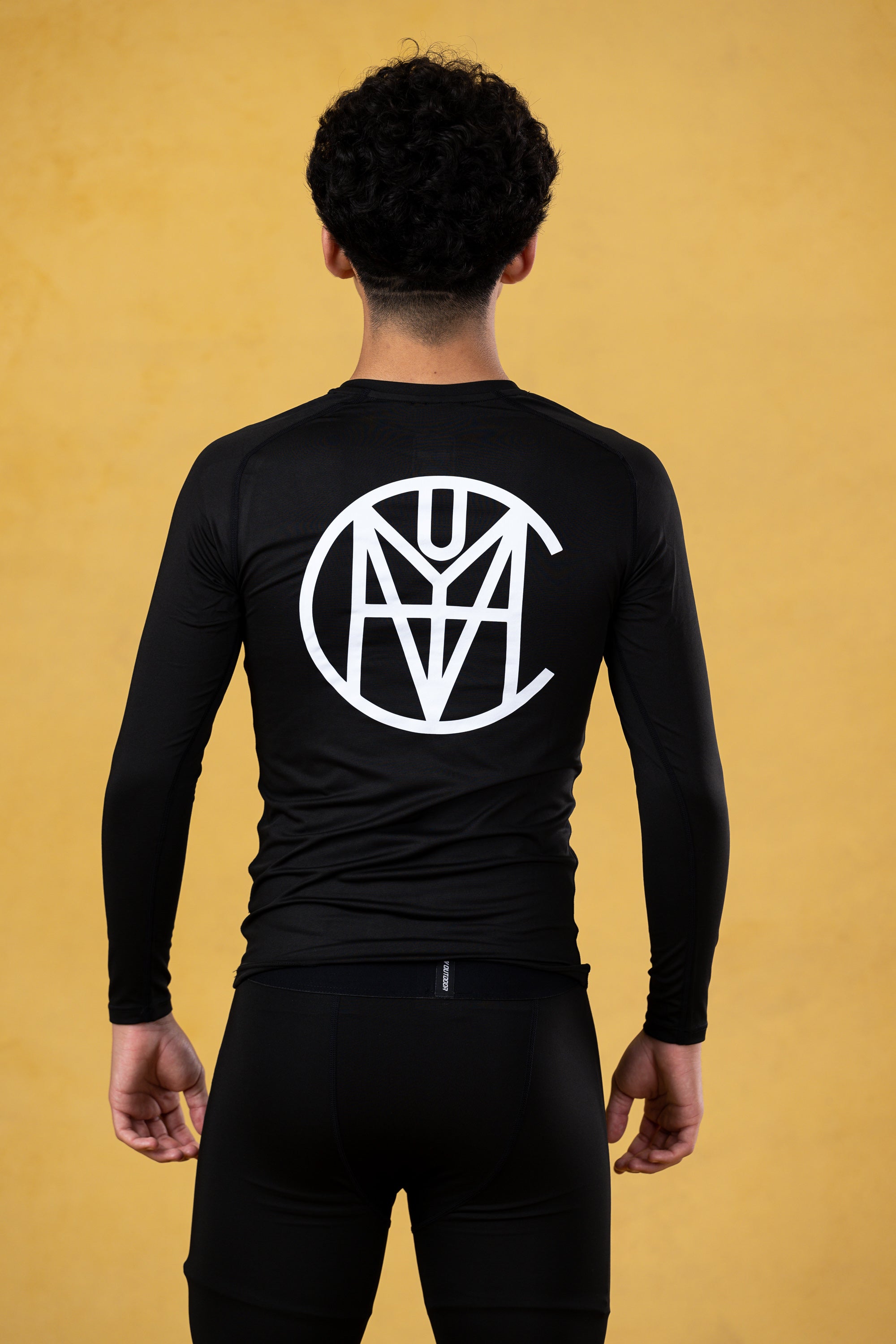 CRKSOLY. Youth Black Compression Shirt, product photo 5
