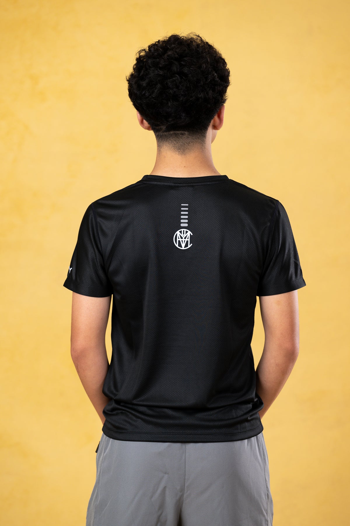 CRKSOLY. Youth Black Training Top, product photo 10
