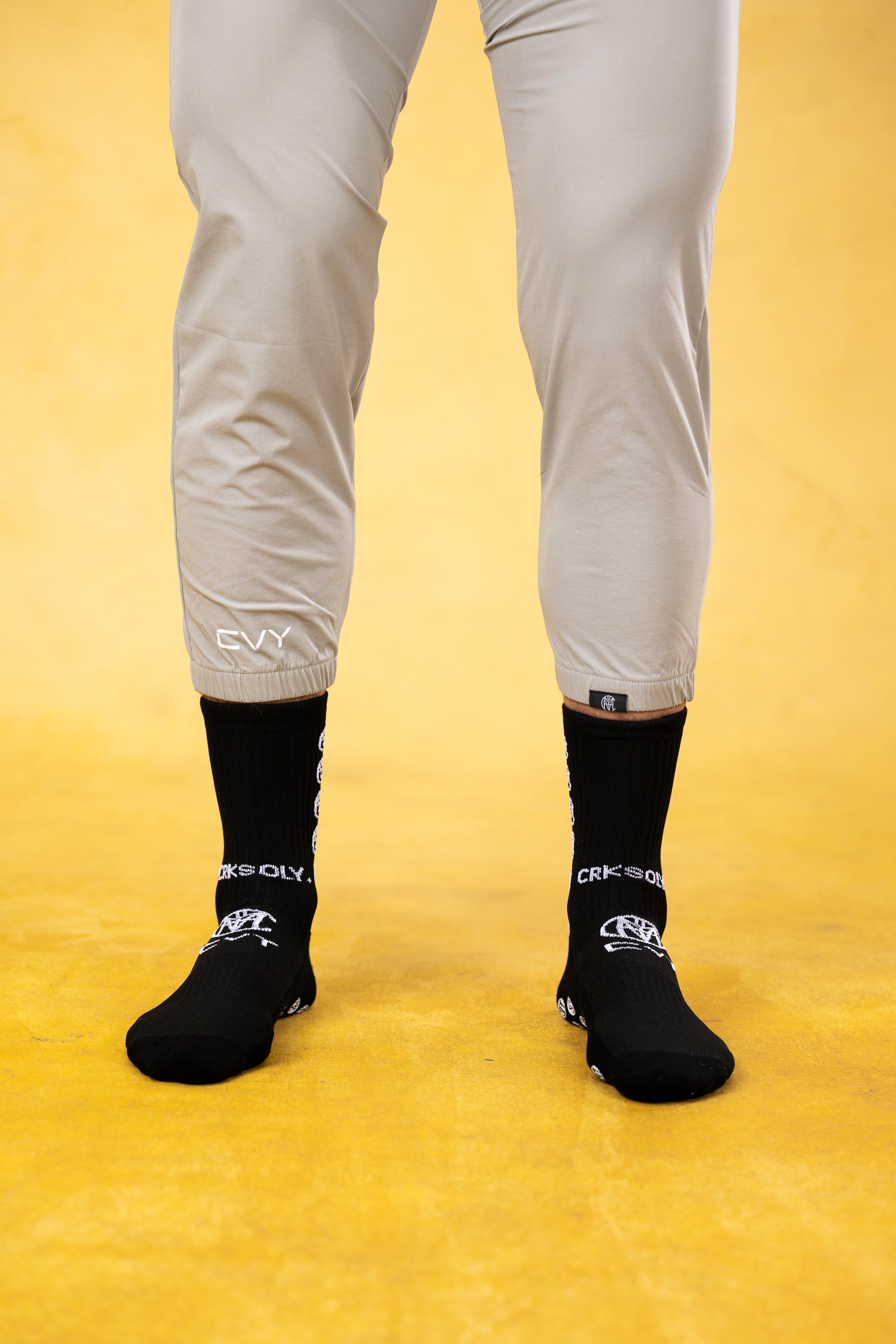 CRKSOLY. Men Tan Windbreaker Pants, product photo 3