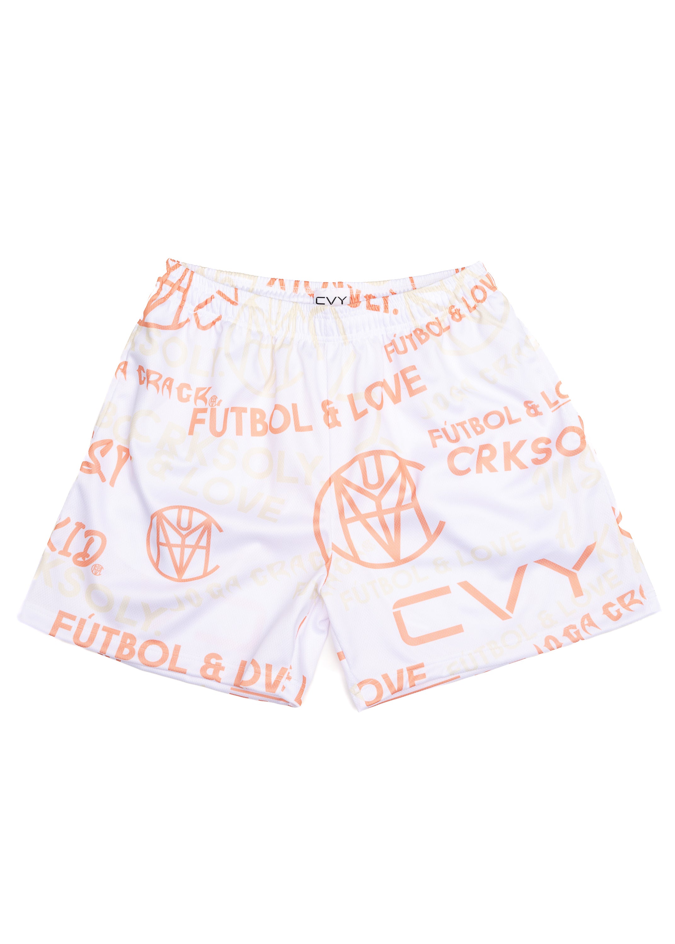 CRKSOLY. Women 5’ Monogram Shorts
