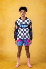 CRKSOLY. Patterned Hockey Long Sleeve