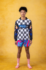 CRKSOLY. Patterned Hockey 3% Jersey