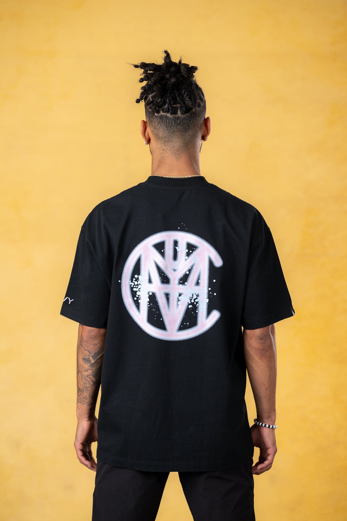 CRKSOLY. Men Void Oversize Cotton Tee, product photo 6