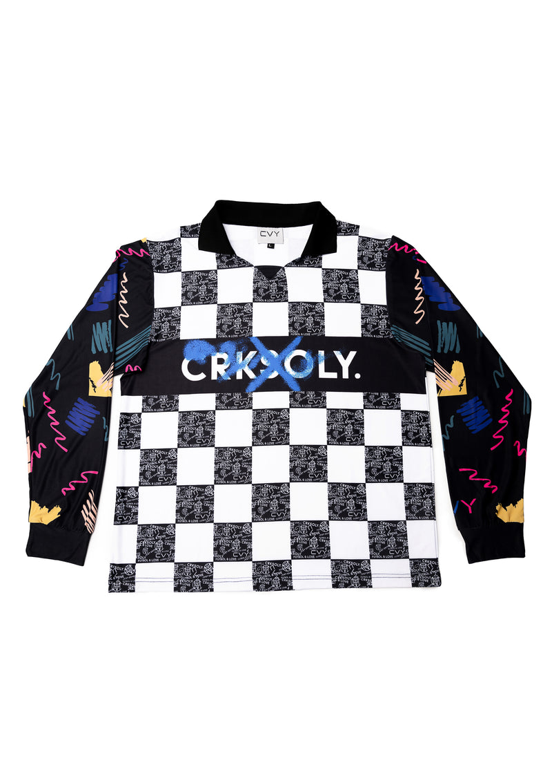 CRKSOLY. Patterned Hockey Long Sleeve