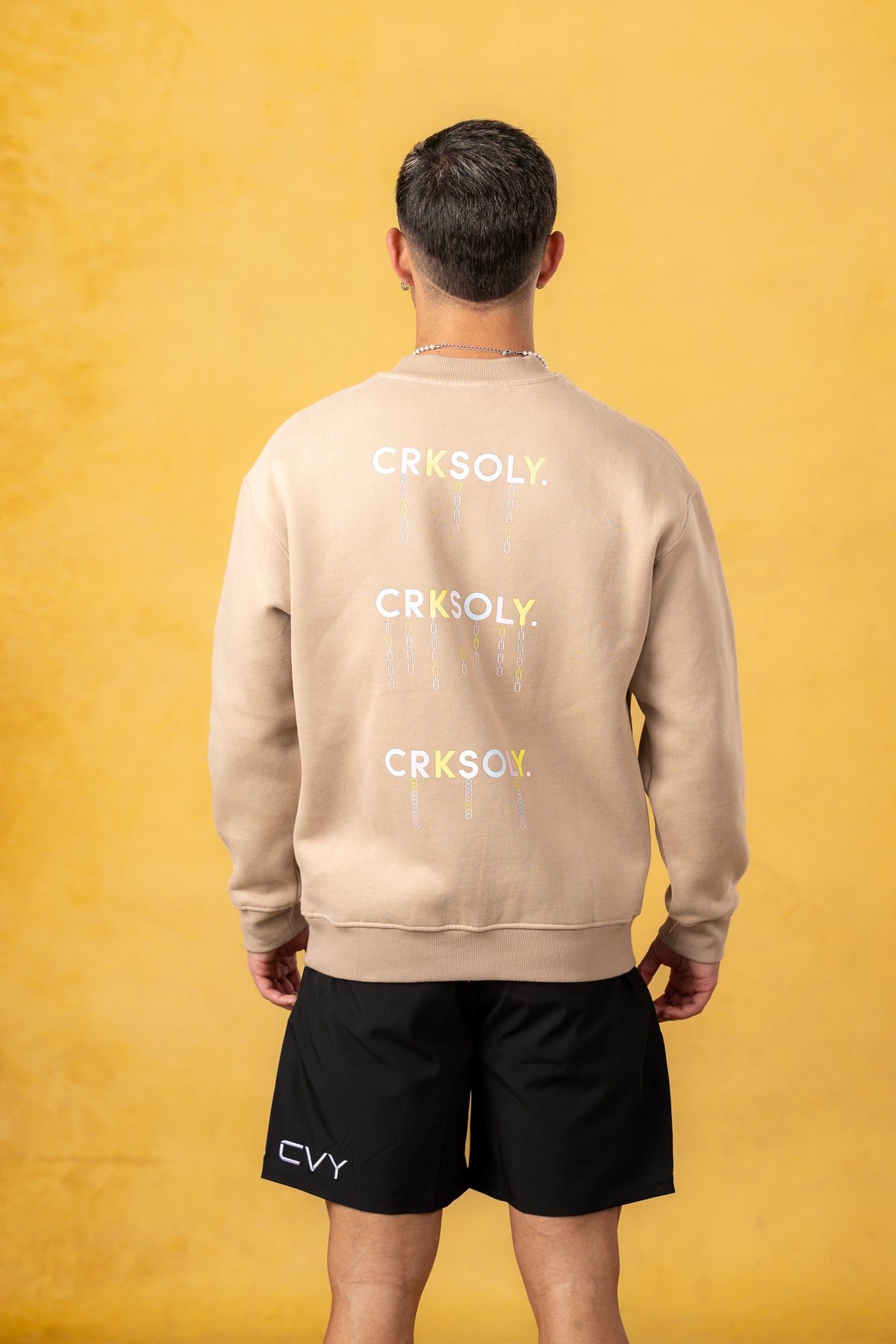 CVYLA Men Chain-Dice Crewneck, product photo 7
