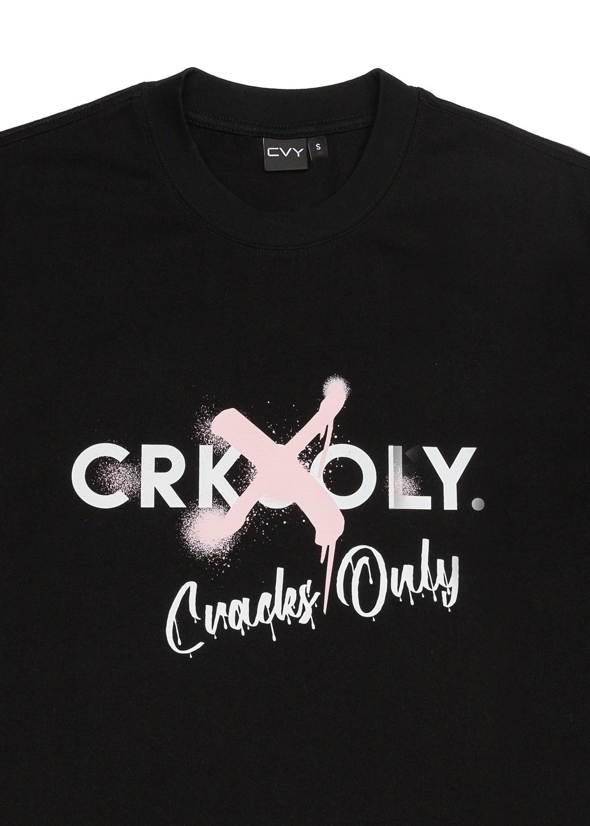 CRKSOLY. Men Void Oversize Cotton Tee, product photo 3