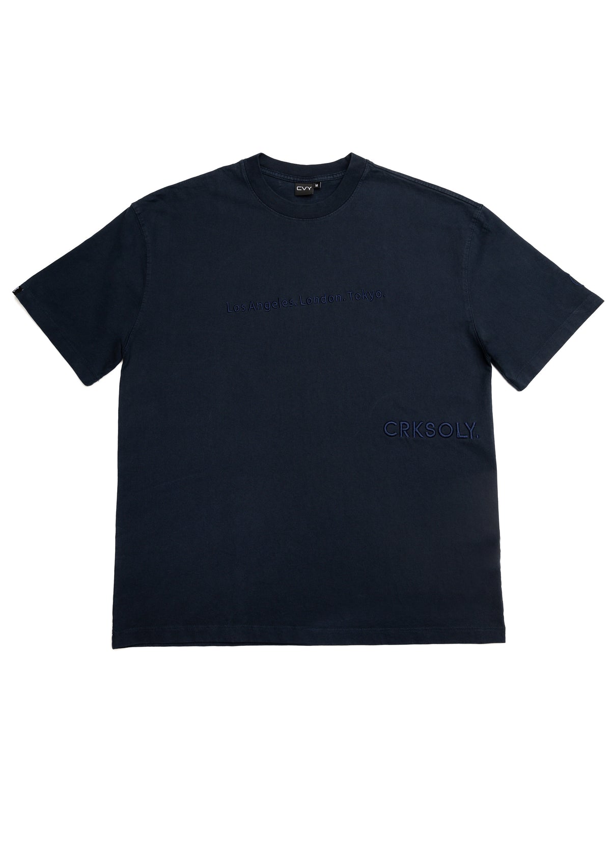 CRKSOLY. Women LA-London-Tokyo Cotton T-Shirt, product photo 2