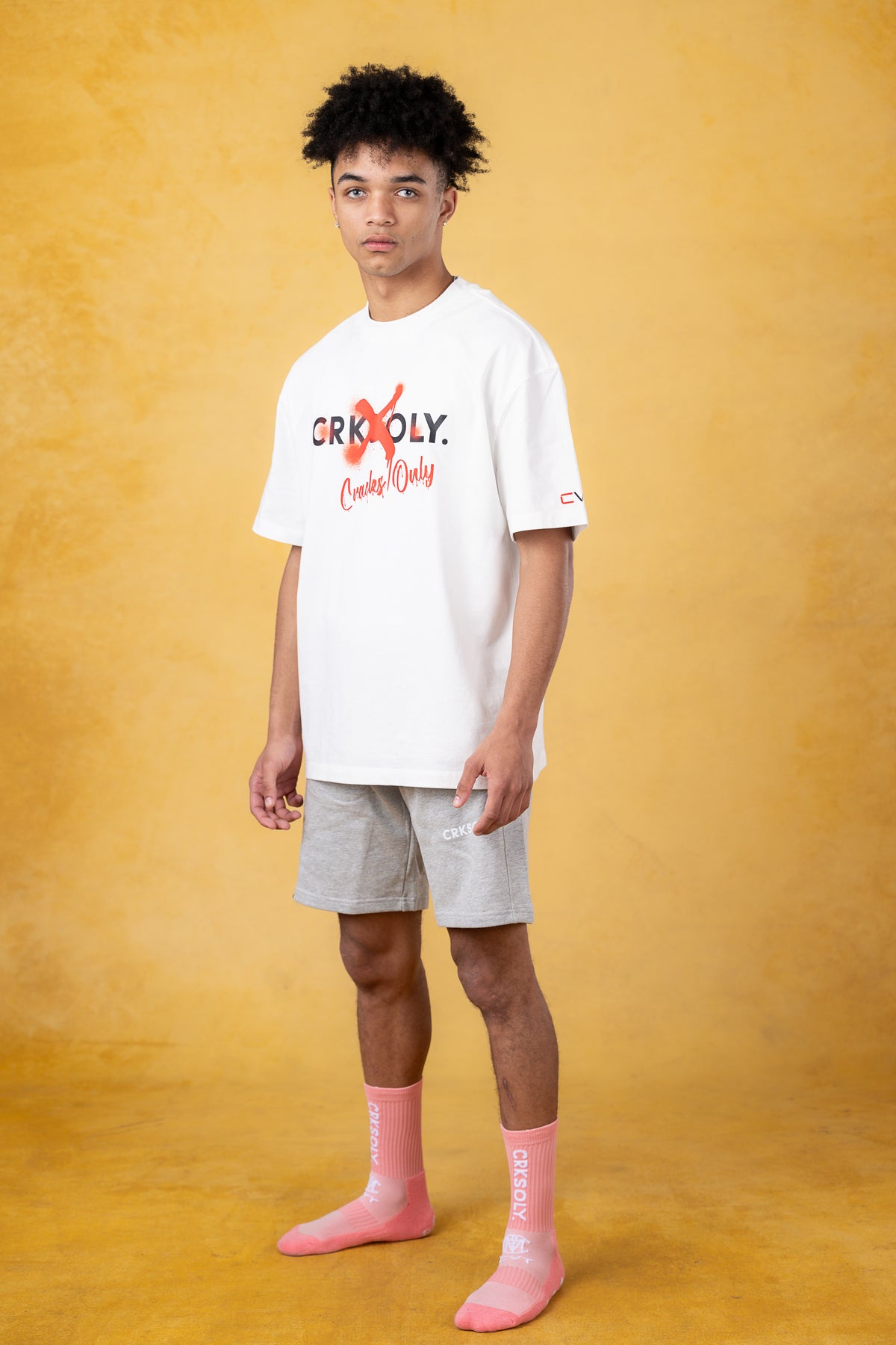 CRKSOLY. Men Void Oversize Cotton Tee, product photo 12