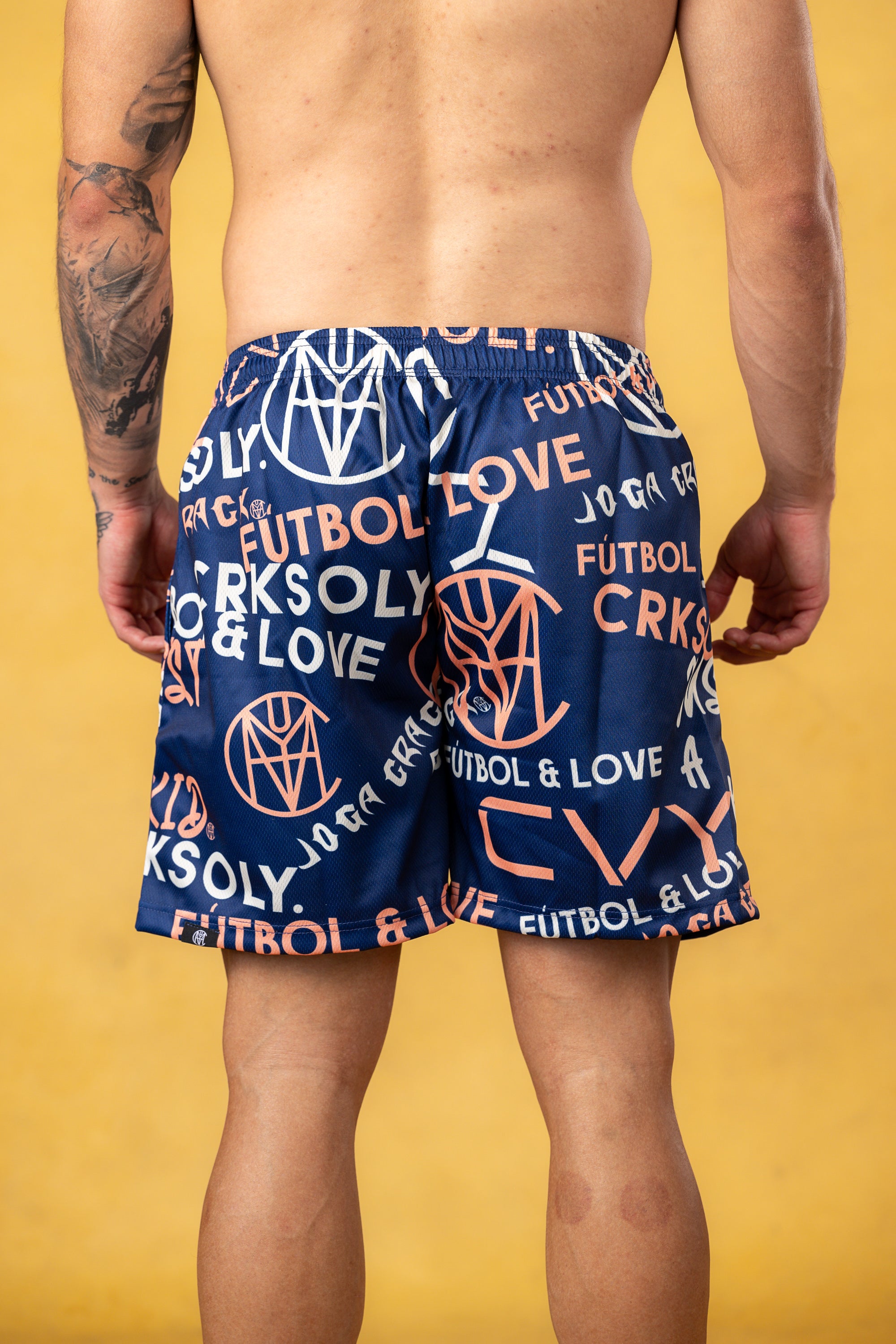 CRKSOLY. Men 5’ Monogram Shorts