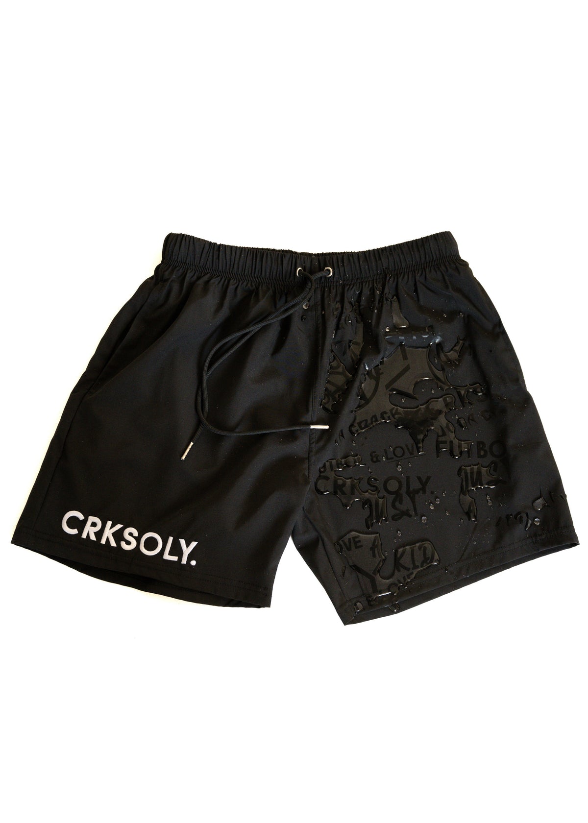CRKSOLY. Water Reactive Training Black Shorts, product photo 8
