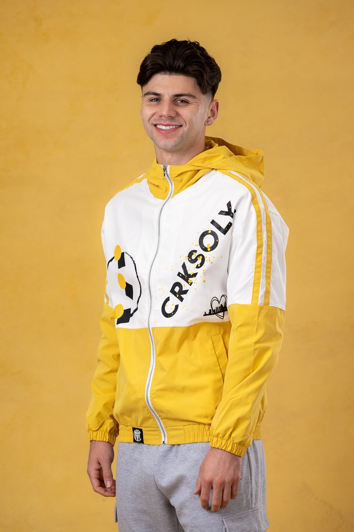 CRKSOLY. Men Retro-Modern Windbreaker Jacket, product photo 12